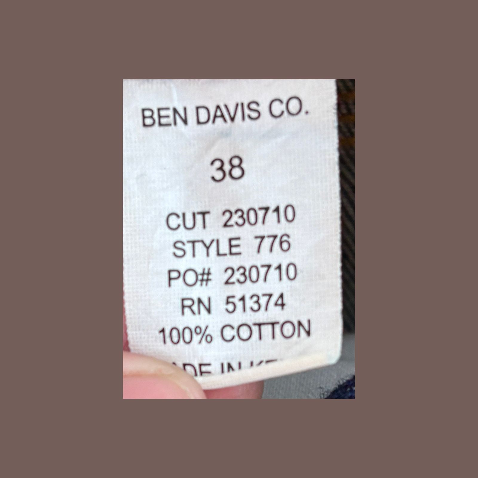 Ben Davis VTG Carpenter Jeans | Ben Davis Dark Denim | Workwear Size US 39 - 3 Thumbnail