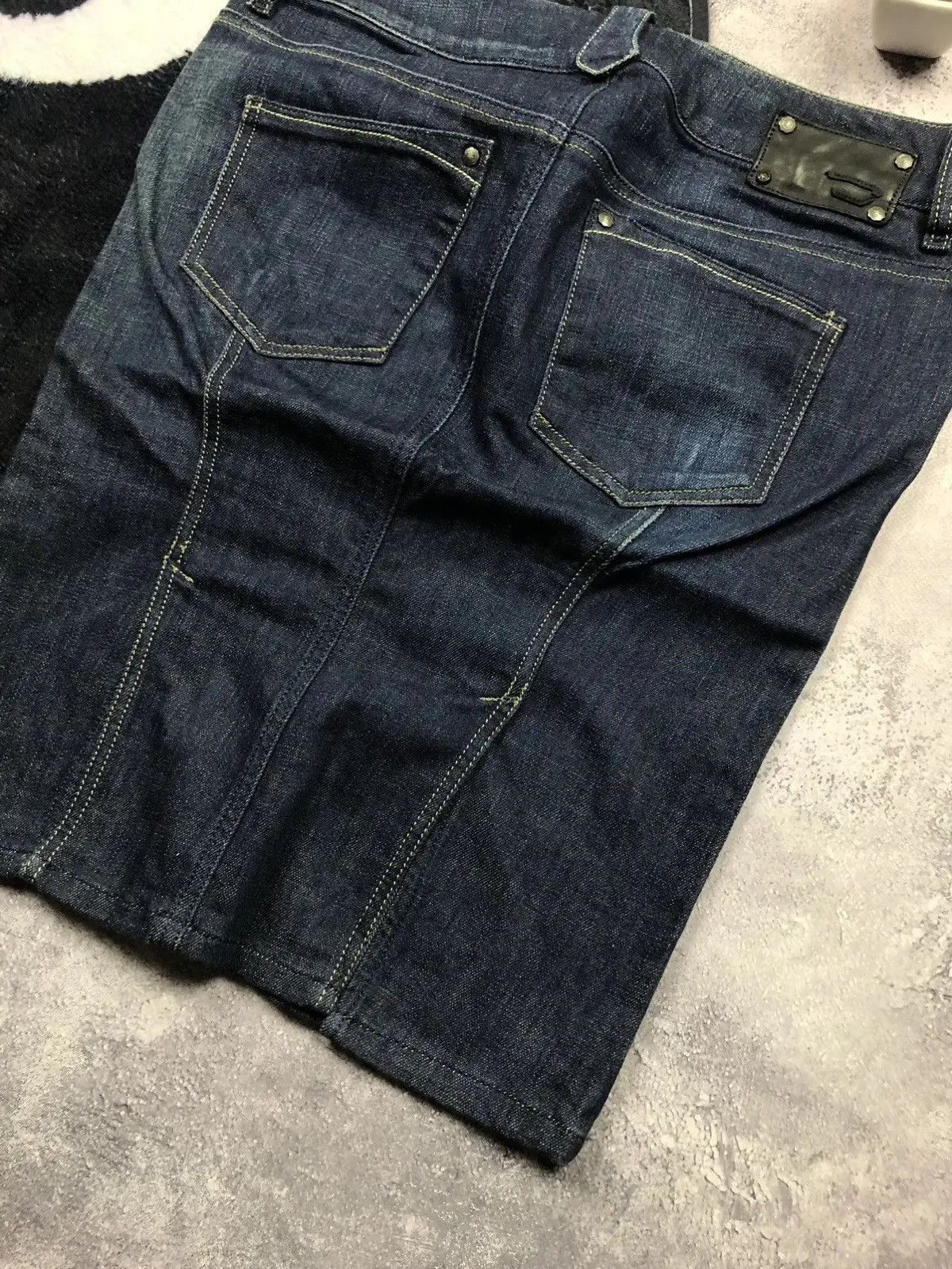 Diesel DIESEL Vintage Denim Avantgarde Skirt Streetwear Y2k Punk Size 29" - 15 Thumbnail