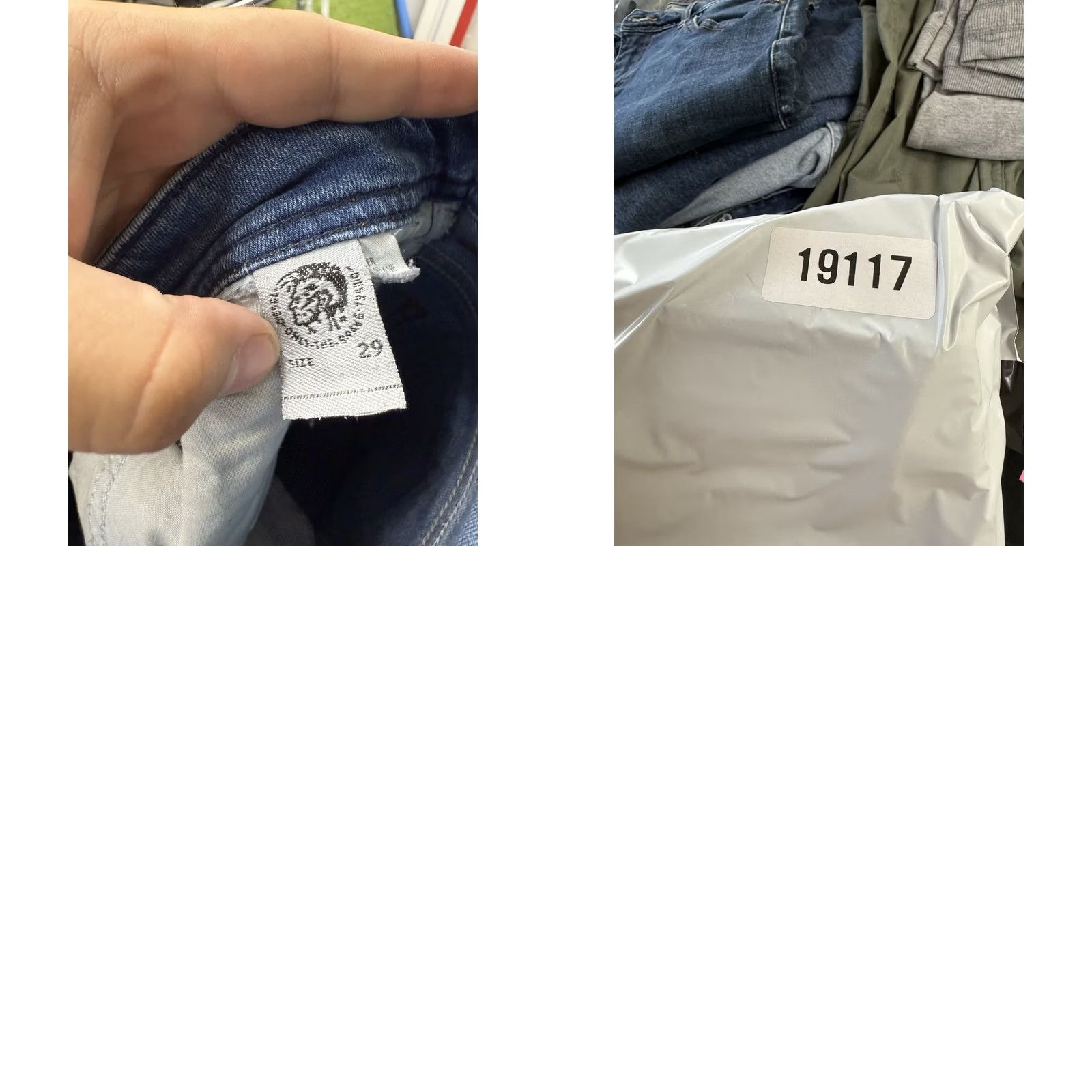 Diesel Diesel Sleenker Slim Skinny Jeans Mens 32x28 Blue Denim Pants Medium Stretch Size US 32 / EU 48 - 9 Thumbnail