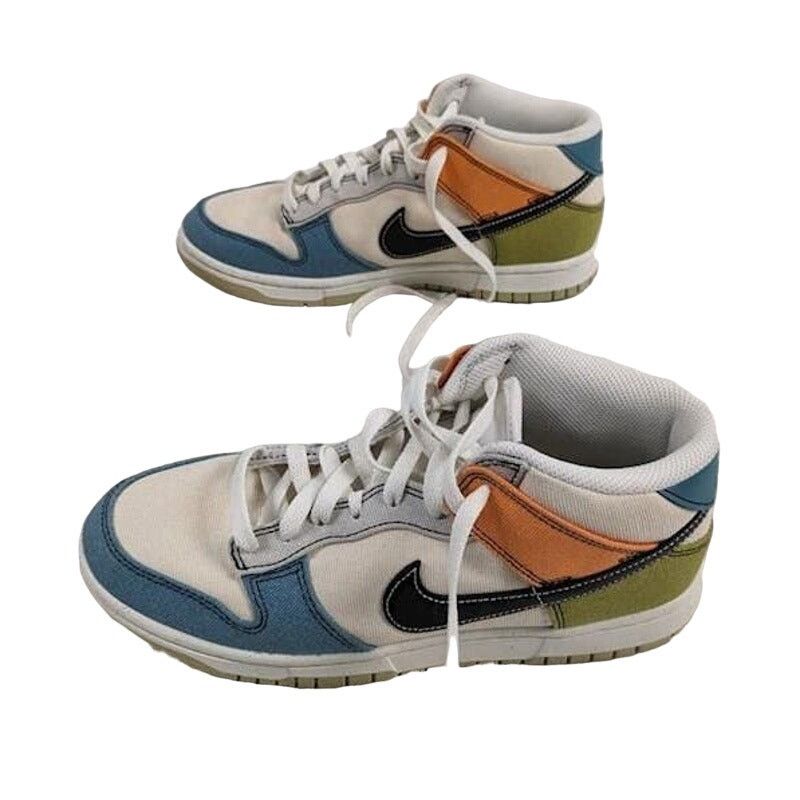 Nike Nike Dunk Mid Pale Ivory Multicolor Shoes Men size 7.5 Size US 7.5 / EU 40-41 - 5 Thumbnail