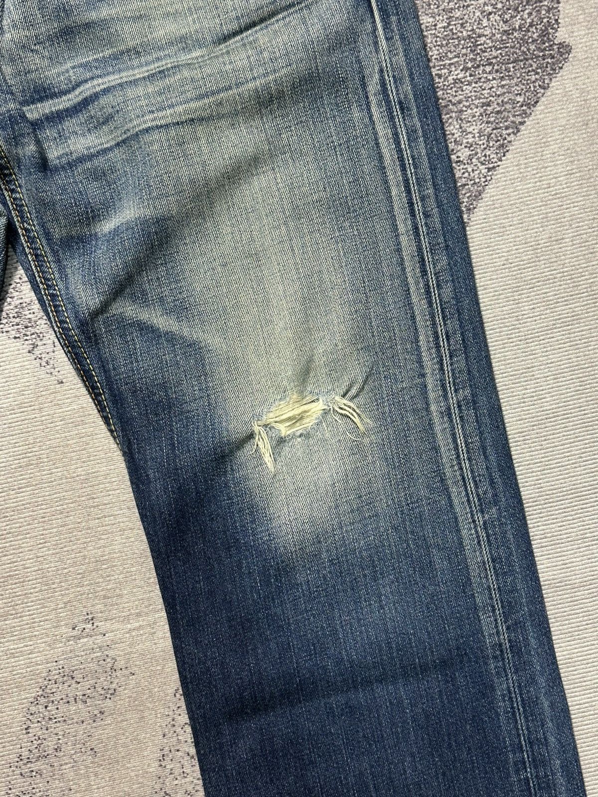Undercover × Uniqlo 2000s Vintage Edwin 503 Washed Denim Jeans Size 34 Size US 34 / EU 50 - 5 Thumbnail