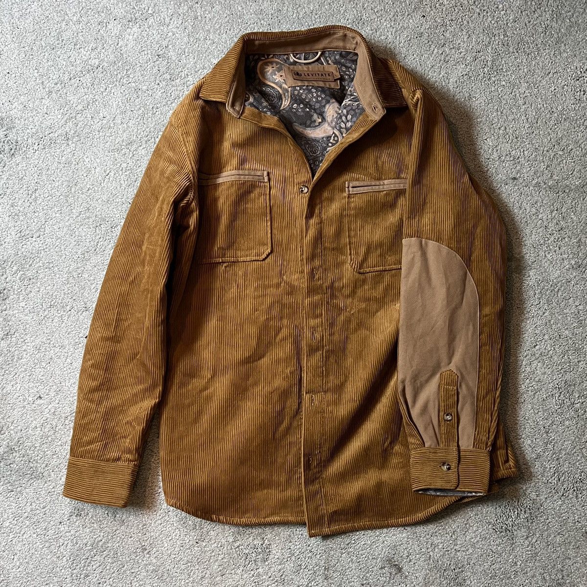 Other Levitate Music Festival Corduroy Jacket with Paisley Lining Size US L / EU 52-54 / 3 - 2 Thumbnail