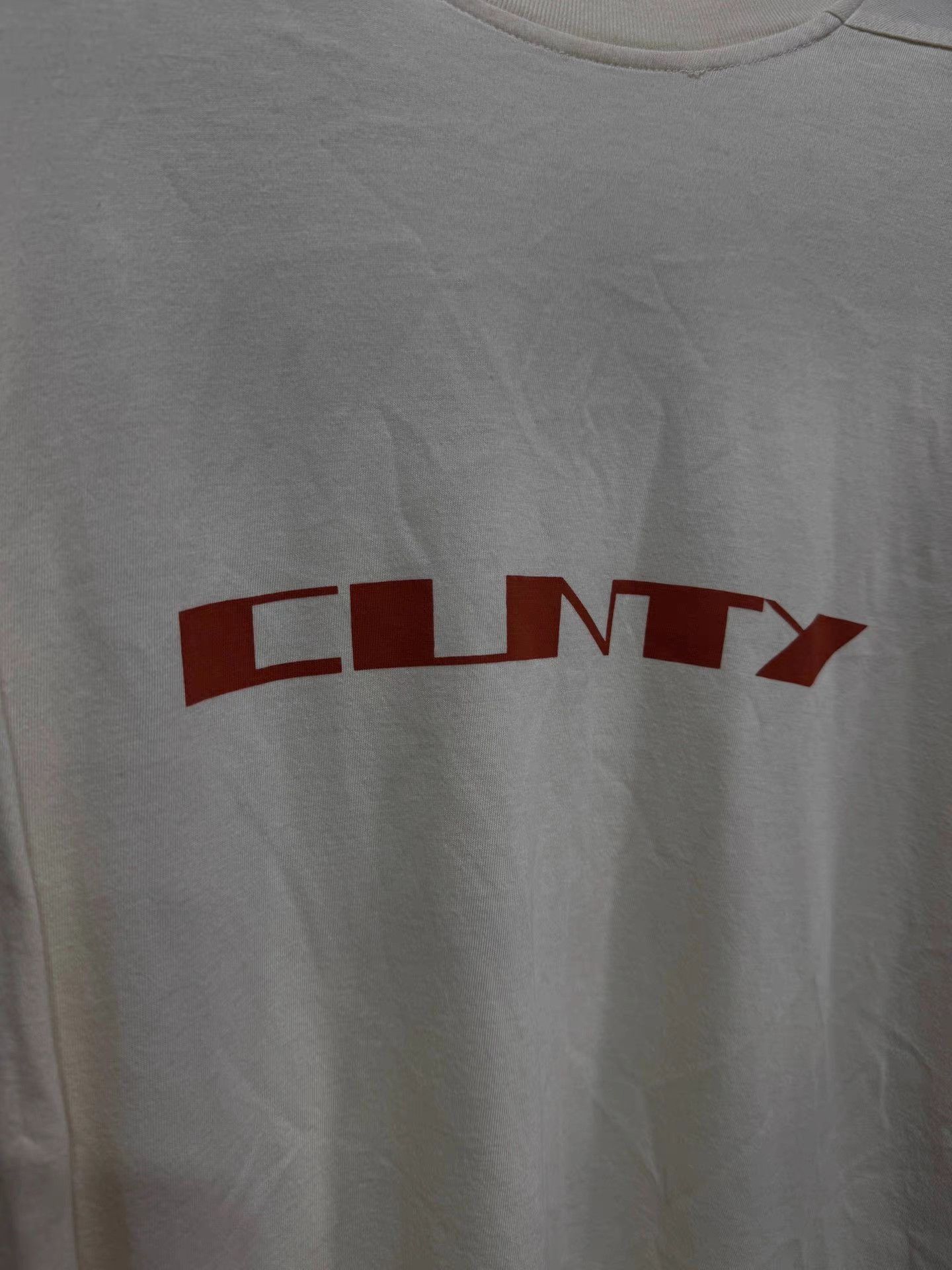 Rick Owens Rick Owens 22FW print slogan short-sleeve t-shirt Size US M / EU 48-50 / 2 - 3 Thumbnail