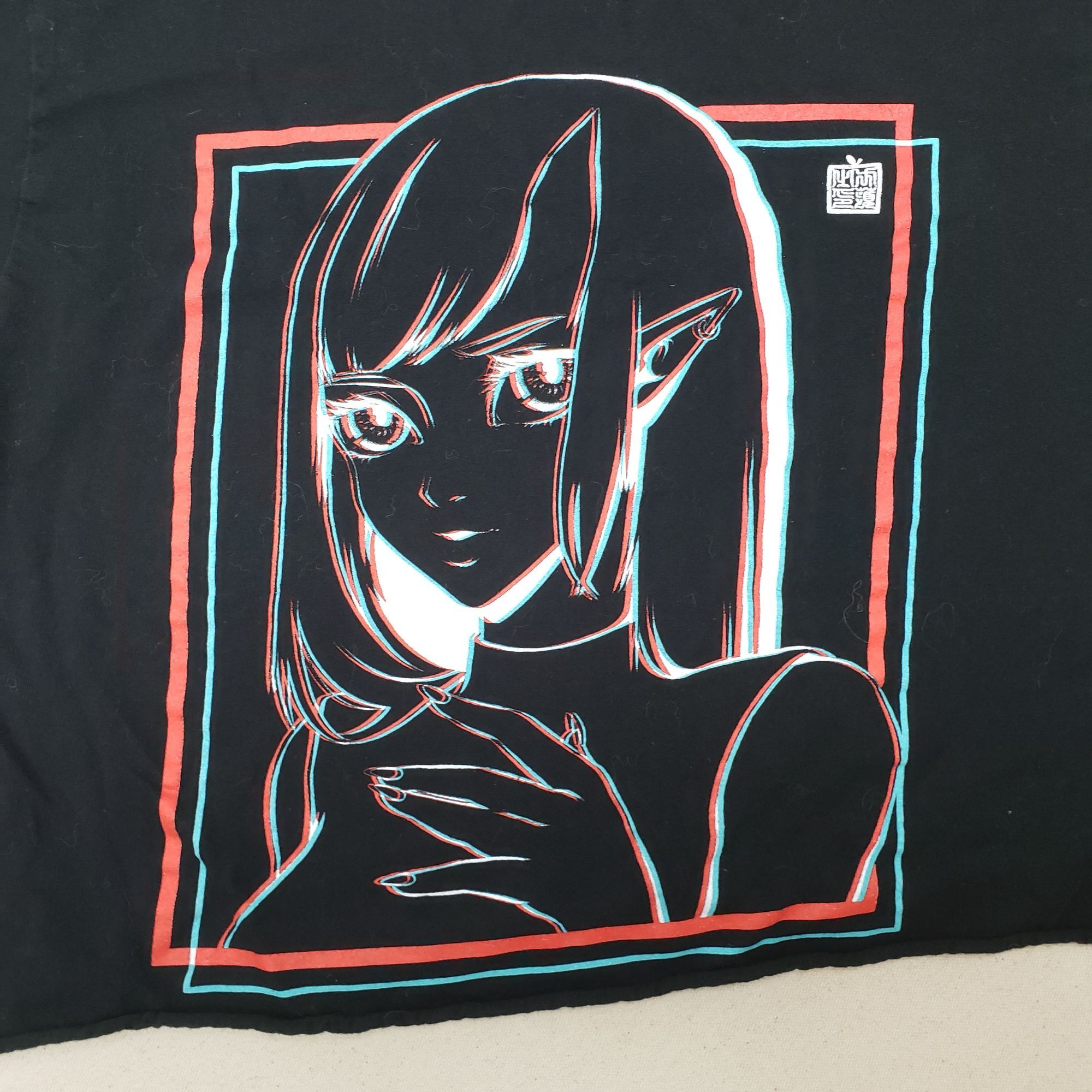 Hot Topic Hot Topic Anime Elf Girl Square Apple Studios Cropped Black Size M / US 6-8 / IT 42-44 - 3 Thumbnail