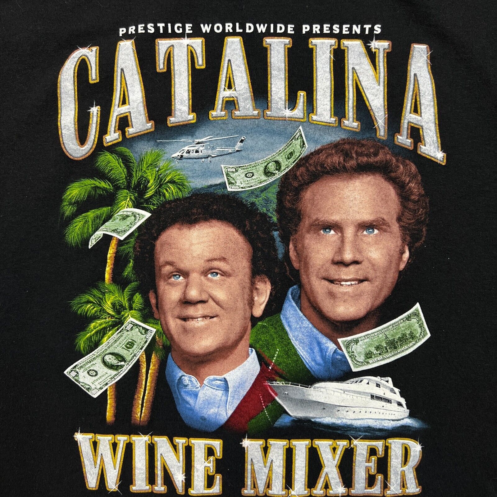 Vintage 2023 Step Brothers T Shirt Catalina Wine Mixer Movie Tee Size US L / EU 52-54 / 3 - 3 Thumbnail