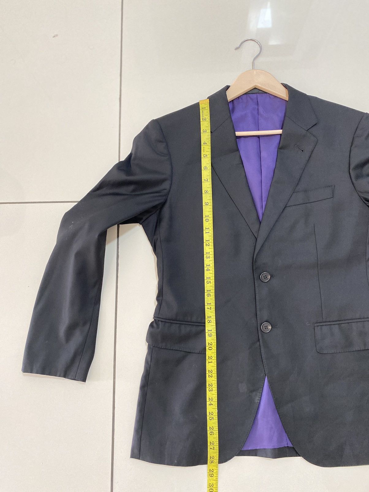 Designer × Loro Piana × Paul Smith Paul Smith X Loro Piana Black Blazer Size 38R - 8 Thumbnail
