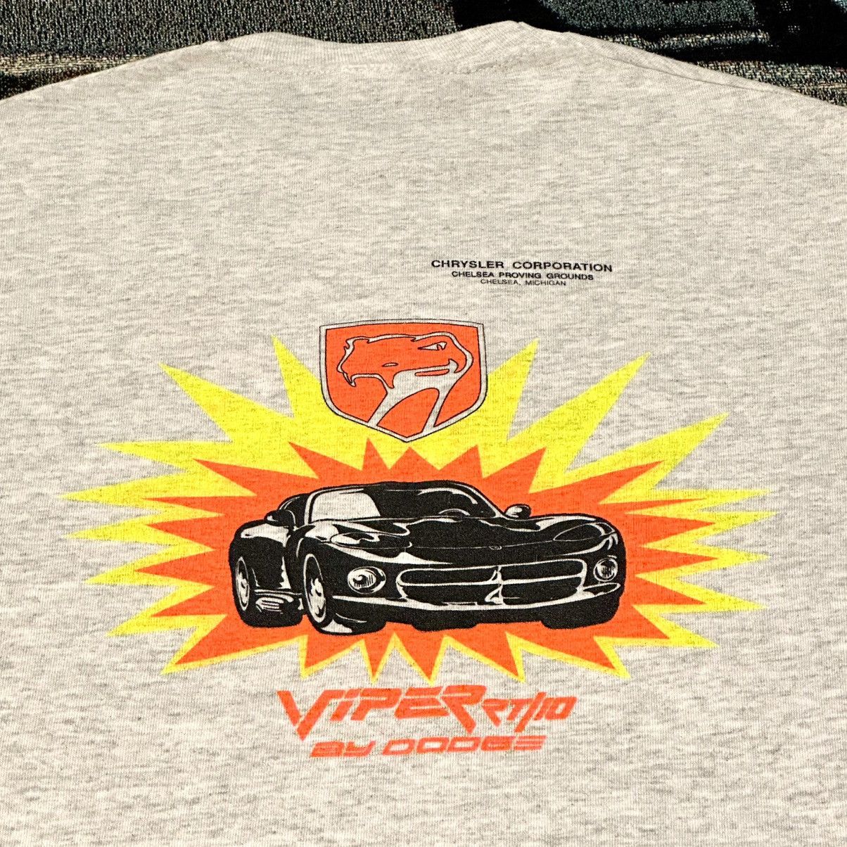 Vintage VINTAGE 1990s - Dodge Viper RT/10 TSHIRT - Large Size US L / EU 52-54 / 3 - 2 Thumbnail