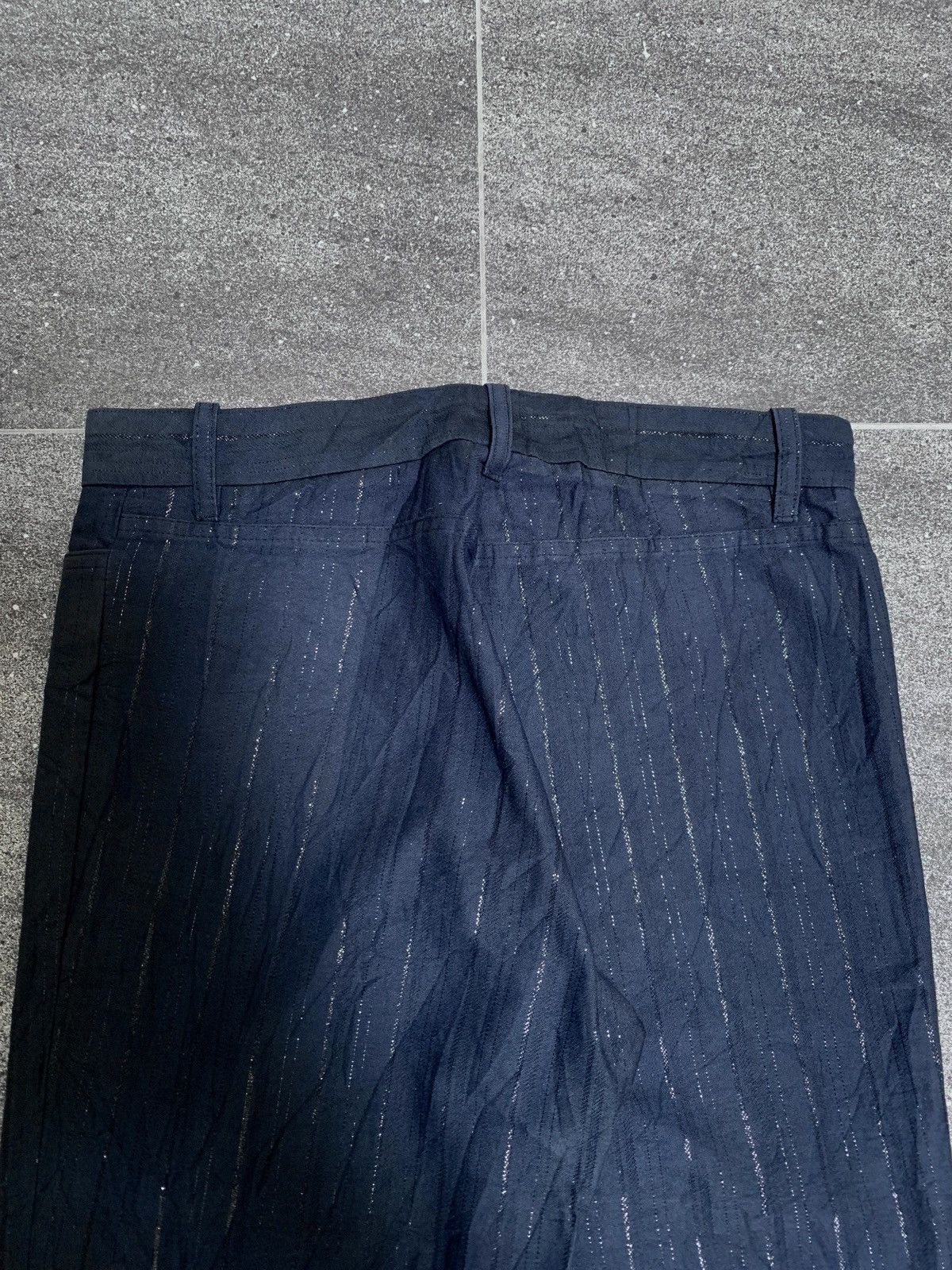 Ann Demeulemeester FREE TAX! Glitter Flared Trousers Size 27" / US 4 / IT 40 - 6 Thumbnail