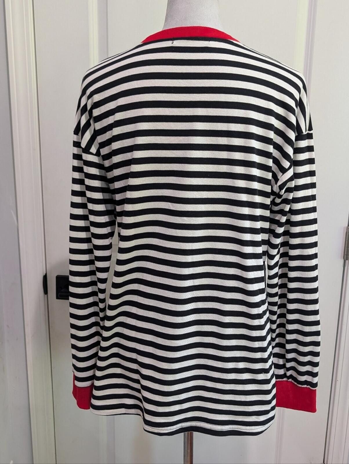 Other Striped Long Sleeve Tee with Red Trim Size L / US 10 / IT 46 - 3 Thumbnail