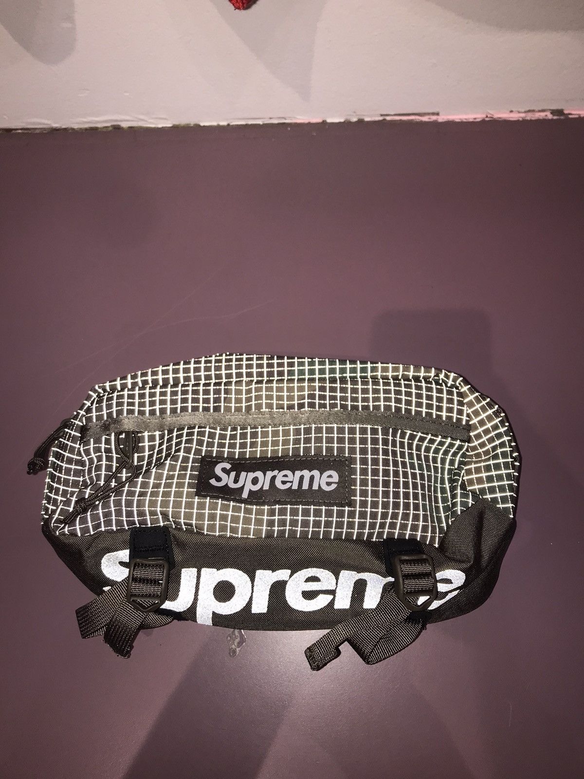 image of Ss24 Deadstock Supreme Military Camo 3M Fanny Pack Waist Bag, Men's