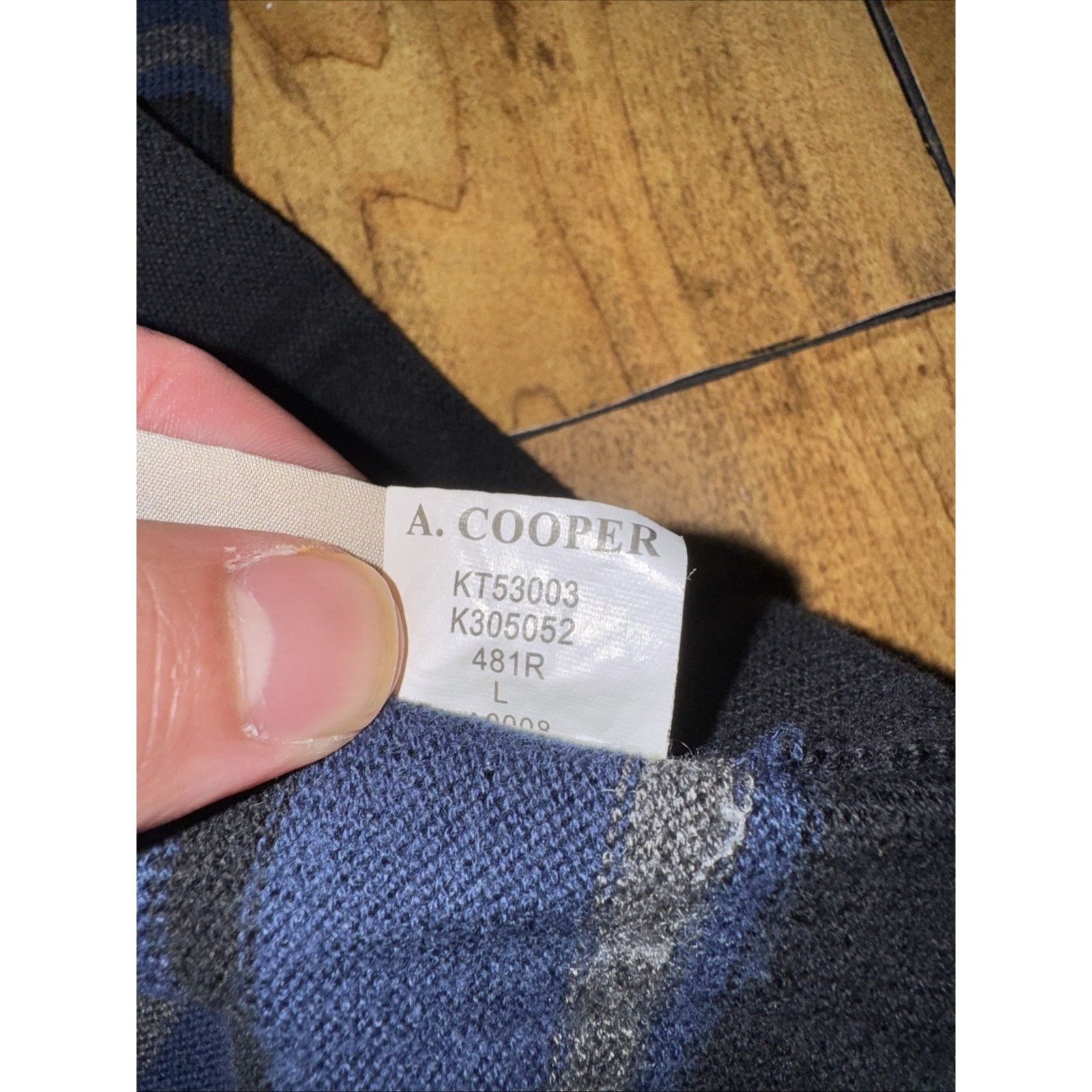 Cooper × Vintage A. Cooper Stripped Lightweight Sweater Large 21x25 Blue Size US L / EU 52-54 / 3 - 4 Thumbnail