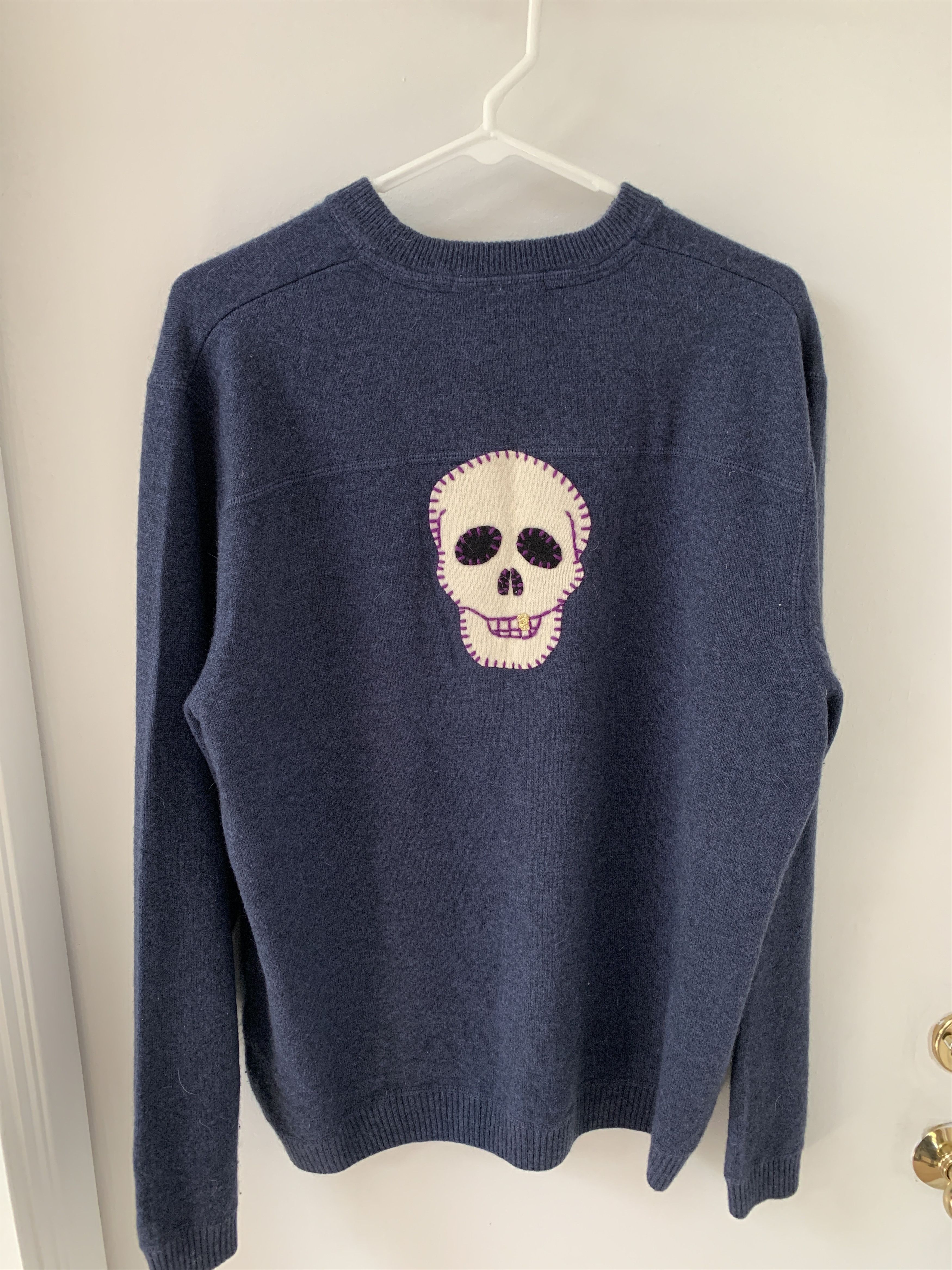 Other JWN Cashmere Pocket Sweater custom skull size M Size US M / EU 48-50 / 2 - 2 Thumbnail