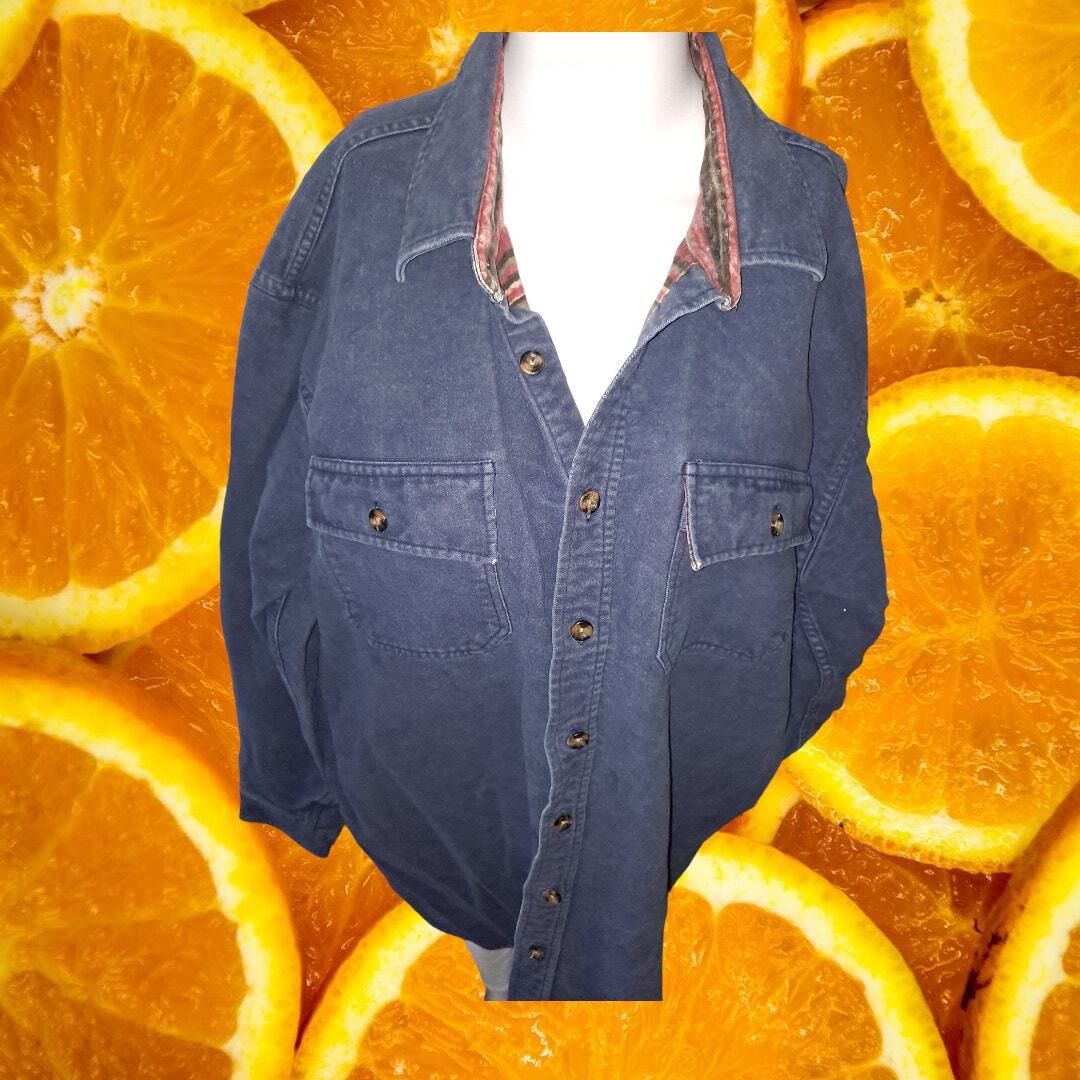Other L.L. Bean Button Up Hurricane Shirt With Aztec Quilted Linin Size US XL / EU 56 / 4 - 1 Thumbnail