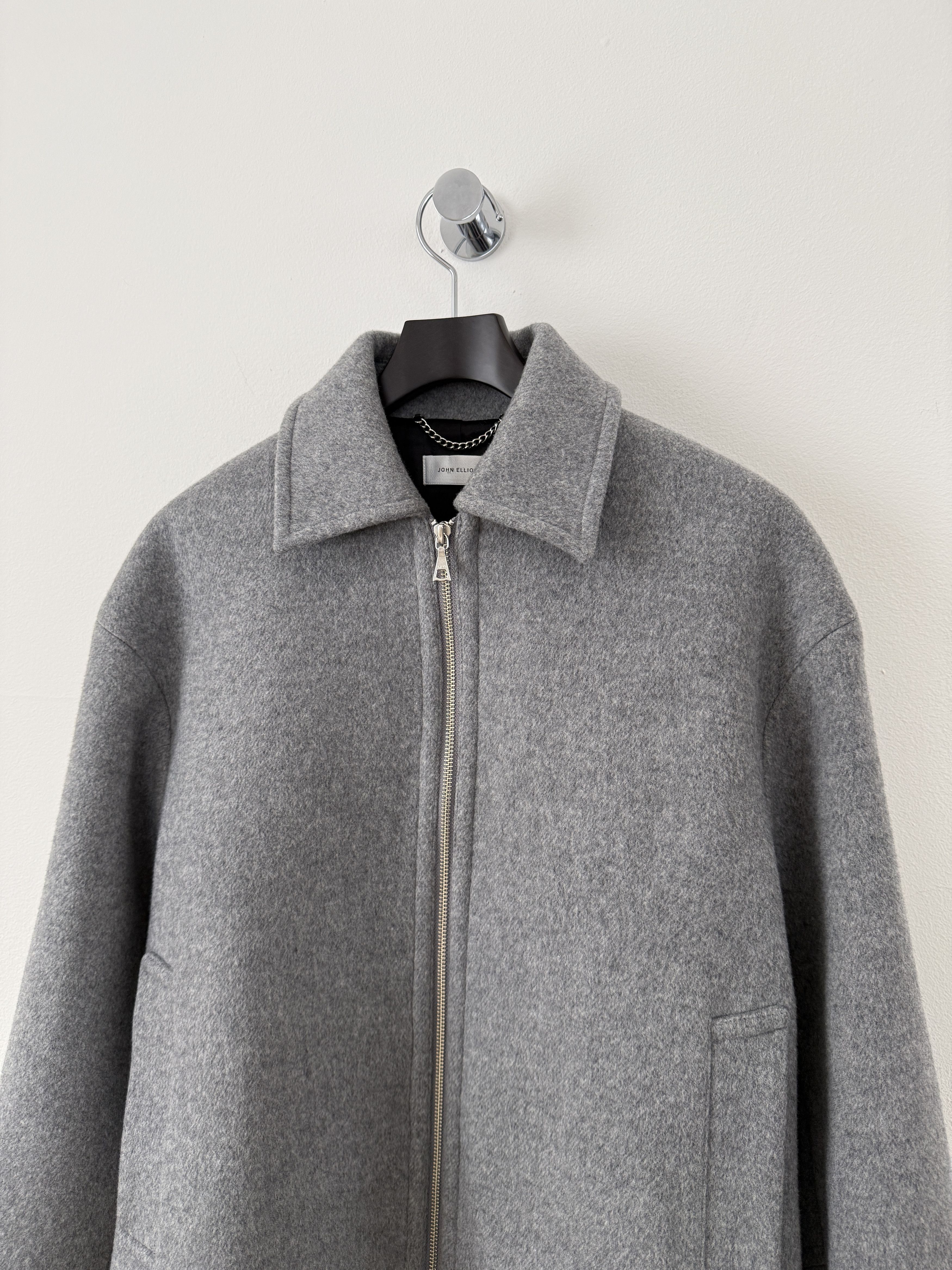 John Elliott Brushed Wool Lexington Full Zip Jacket Size US S / EU 44-46 / 1 - 5 Thumbnail