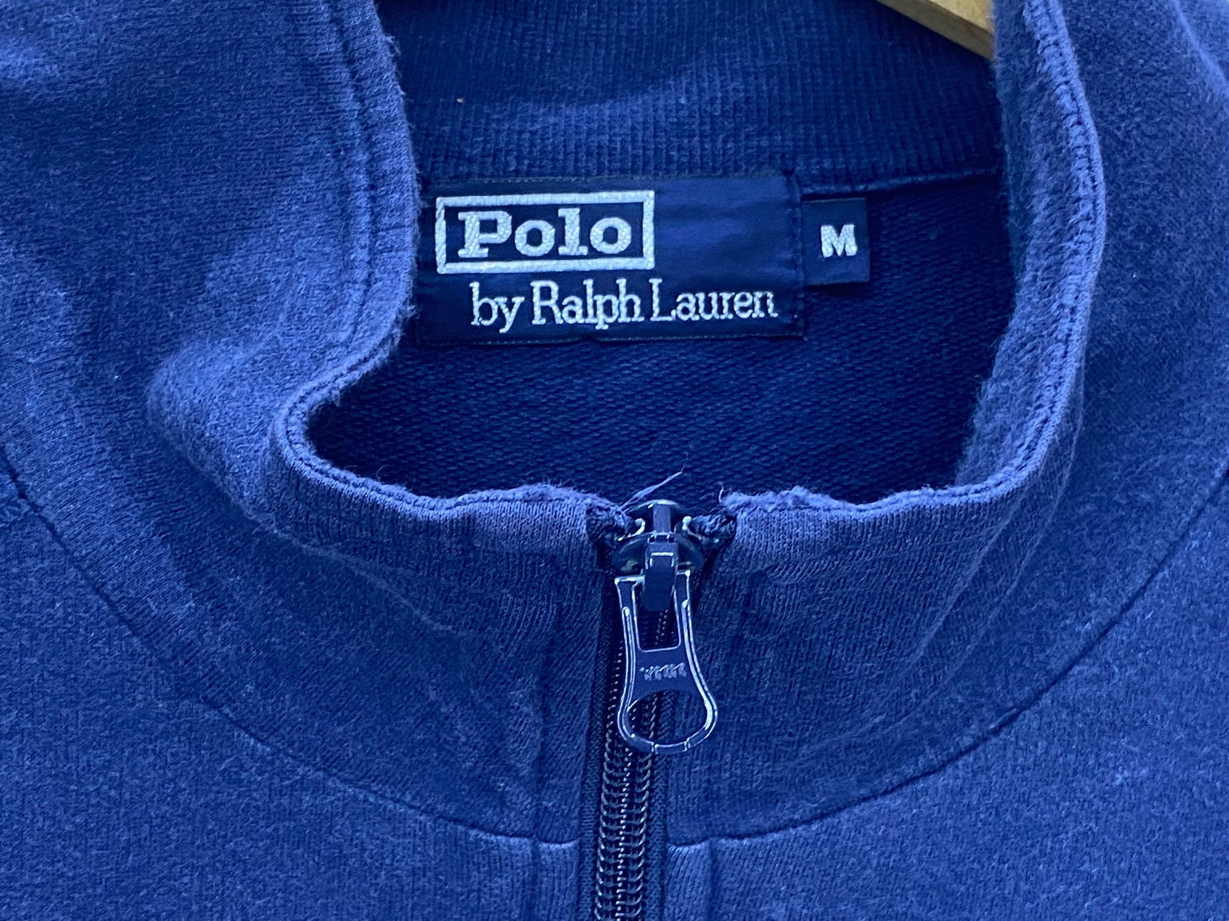 Polo Ralph Lauren × Vintage Polo Ralph Lauren 1/4 Zip Pullover Sweater – Navy Blue Size US XXS / EU 40 - 7 Thumbnail