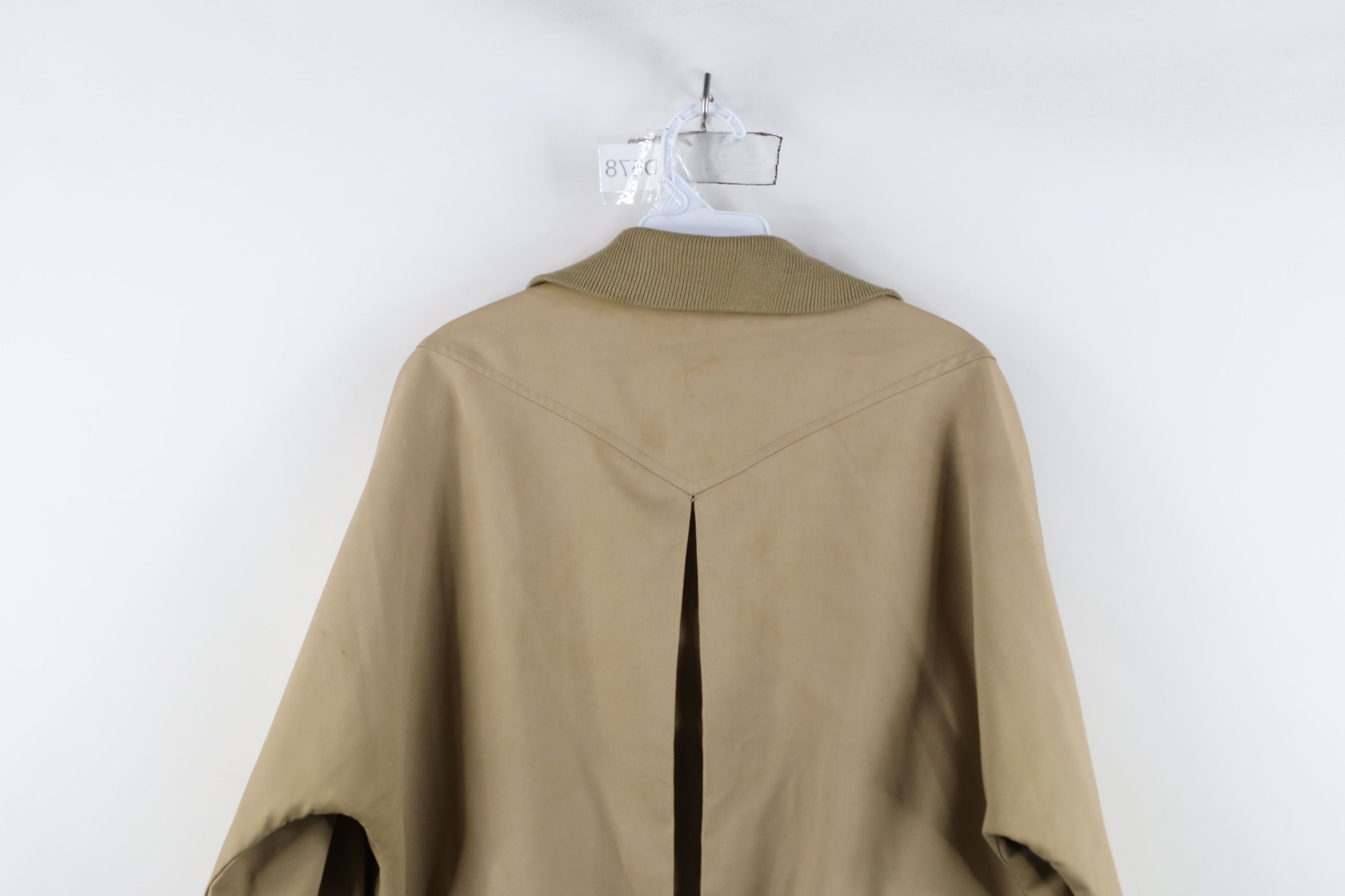 Members Only × Vintage Vintage 70s 80s Members Only Full Zip Bomber Jacket Beige Size US XXL / EU 58 / 5 - 14 Thumbnail
