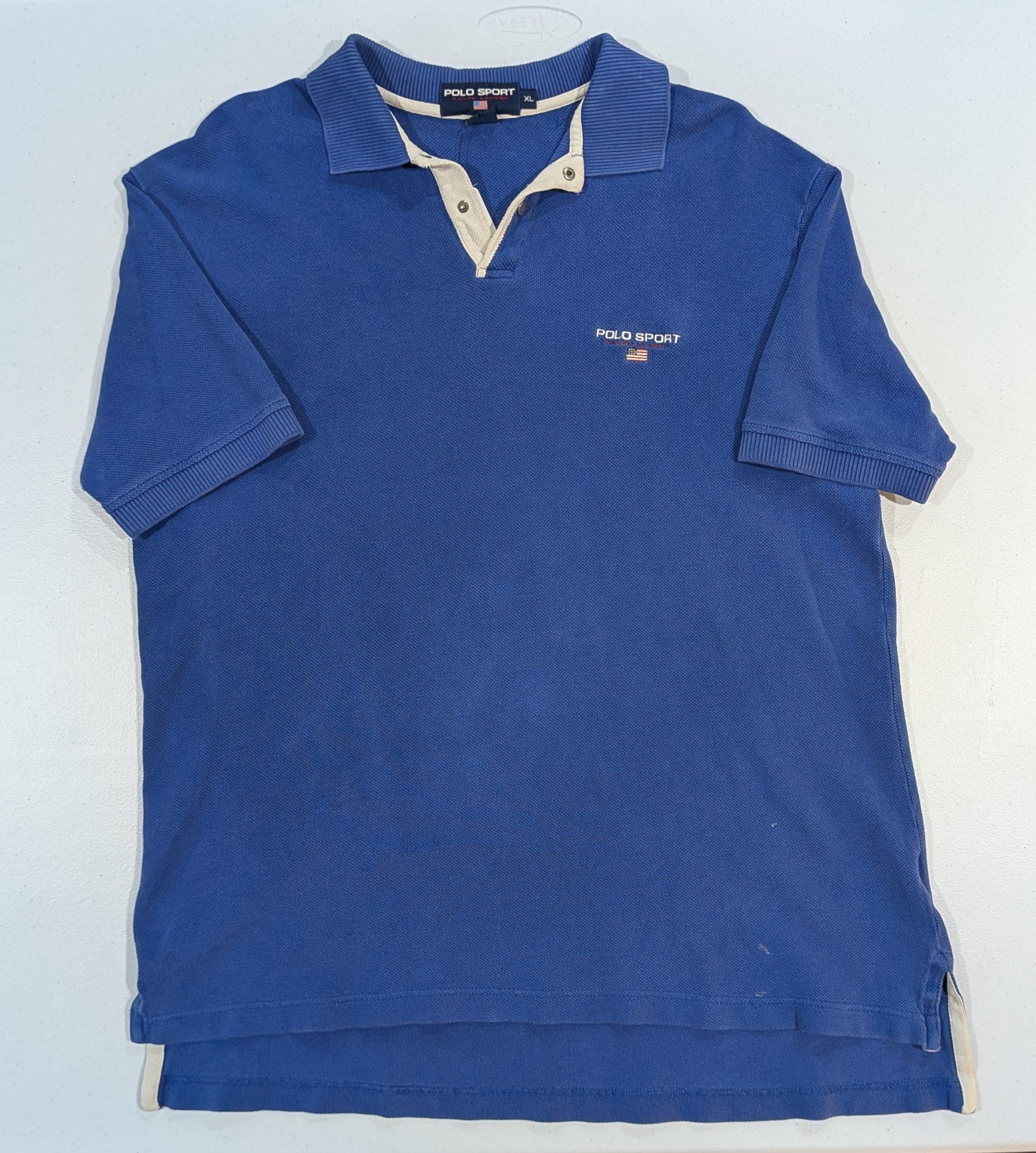 Ralph Lauren Sport Men's Polo Sport Ralph Lauren Snap Button Polo Knit Size US XL / EU 56 / 4 - 1 Thumbnail