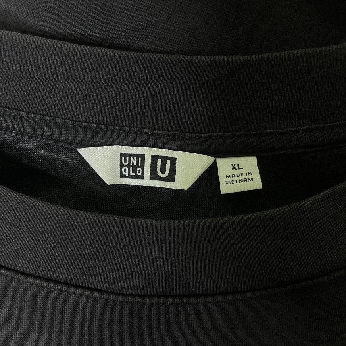 Christophe Lemaire × Uniqlo Christophe Lemaire For Uniqlo Black Blank Airism T Shirt Size US XL / EU 56 / 4 - 2 Thumbnail