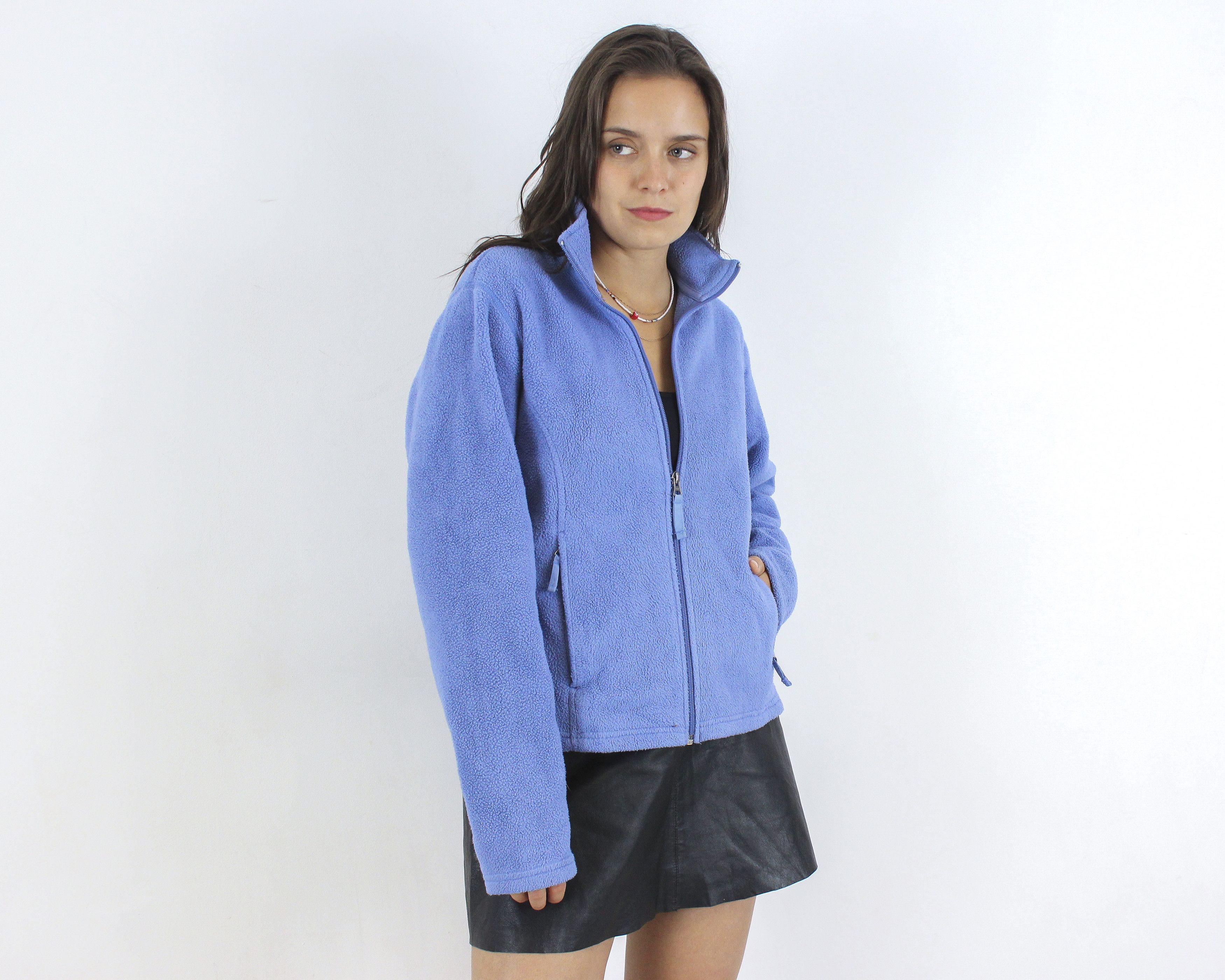 L.L. Bean × Vintage Women M Regular Fleece Jumper Sweater Sweatshirt Pullover Size M / US 6-8 / IT 42-44 - 4 Thumbnail
