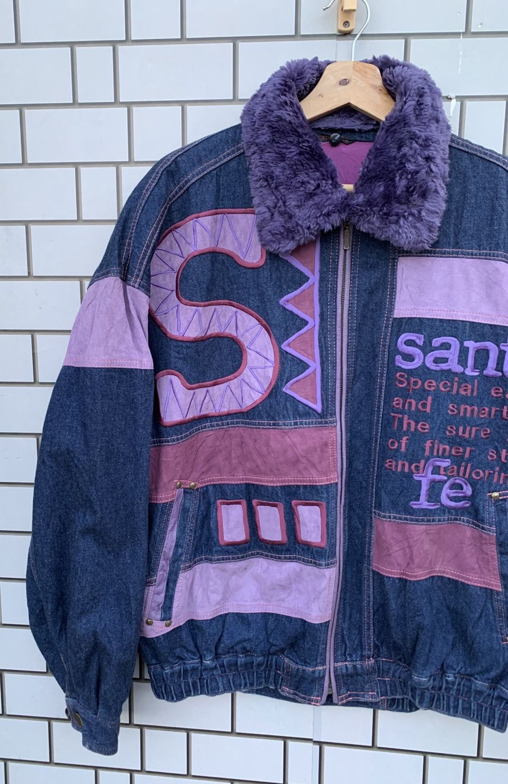Japanese Brand Vintage Japanese Brand Santa Fee Denim Jacket Size US L / EU 52-54 / 3 - 9 Thumbnail