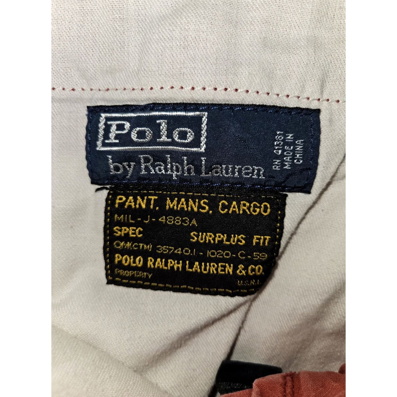 Polo Ralph Lauren Polo Ralph Lauren Cargo Shorts Mens 36 Mauve Flap Pockets Surplus Fit Preppy City Outdoor Casual Travel Size US M / EU 48-50 / 2 - 2 Thumbnail