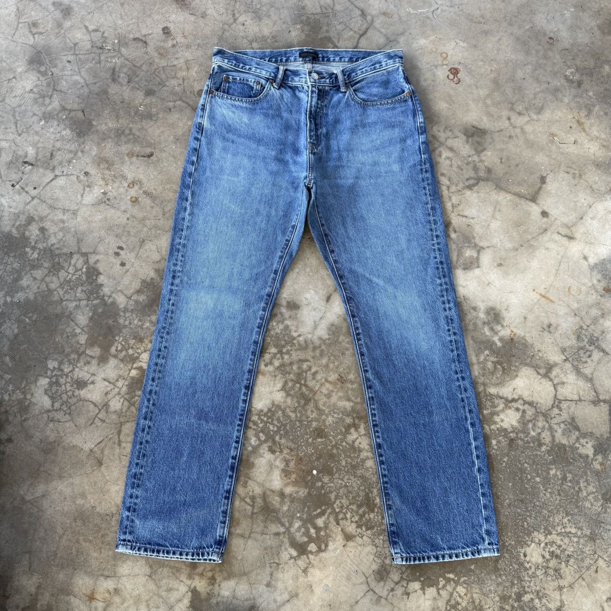 Japanese Brand W34 Vintage Japanese Denim Faded Jean Pants Size US 34 / EU 50 - 1 Thumbnail