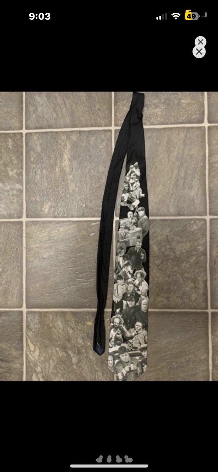 Vintage ***FINAL DROP***RARE 90s “THREE STOOGES” TIE RALPH MARTIN Size ONE SIZE - 1 Thumbnail