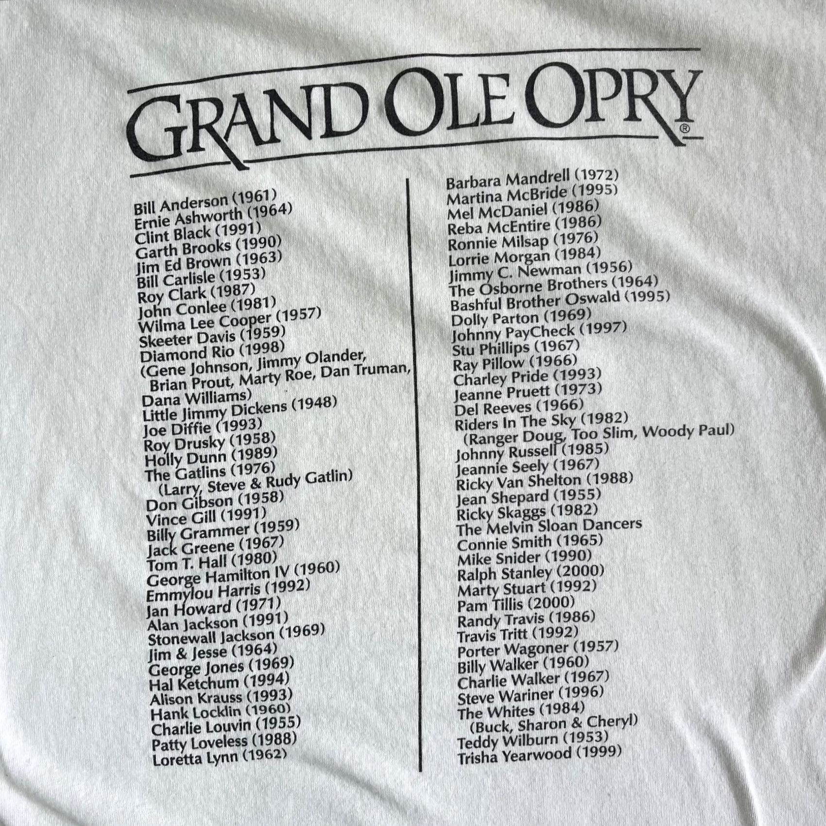 Gildan VINTAGE Grand Ole Opry Shirt Mens XL Gildan Heavy Cotton Country Music Tee Size US XL / EU 56 / 4 - 3 Thumbnail