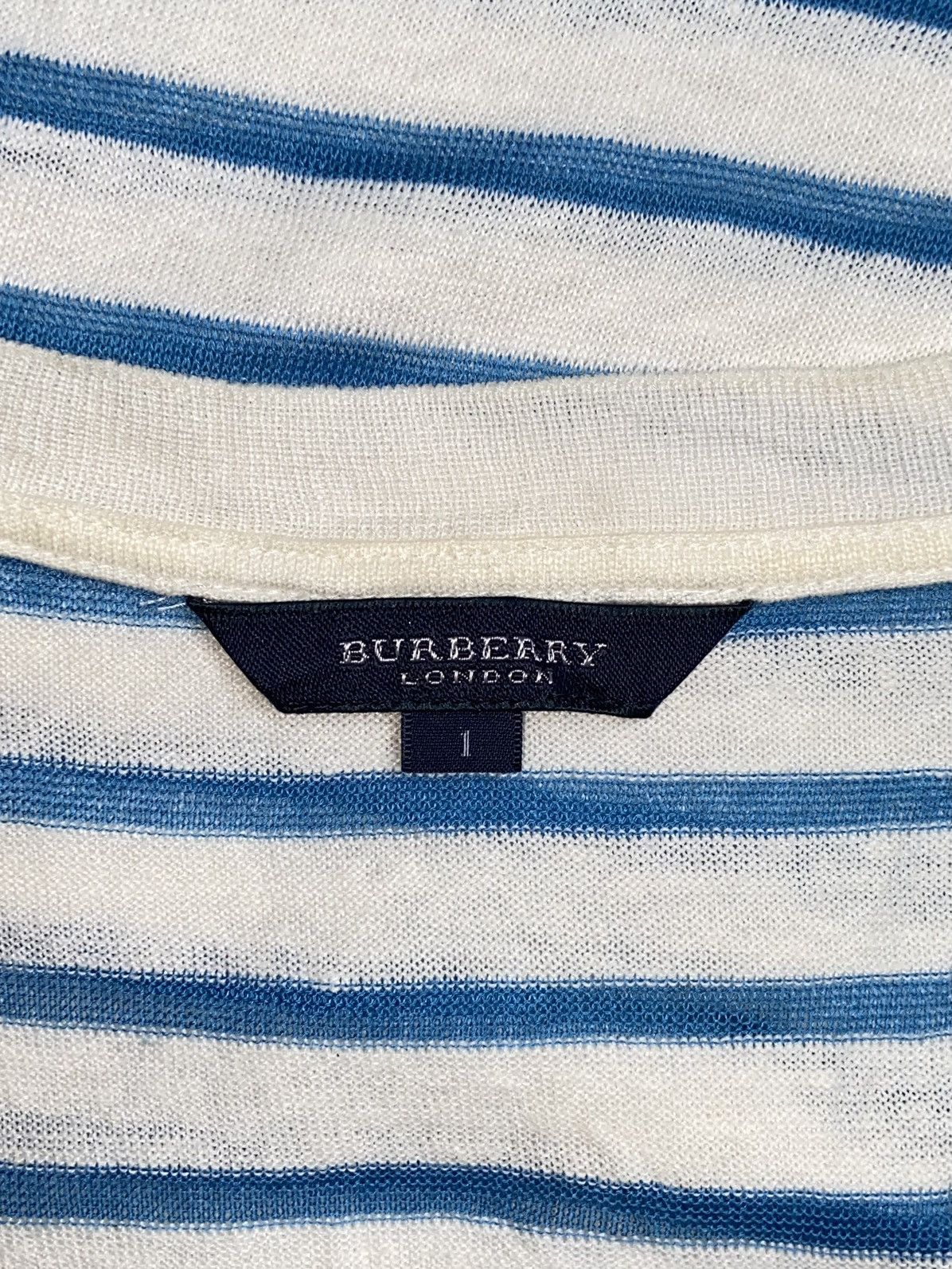 Burberry BURBERRY Striped T-Shirt Size US XS / EU 42 / 0 - 11 Thumbnail