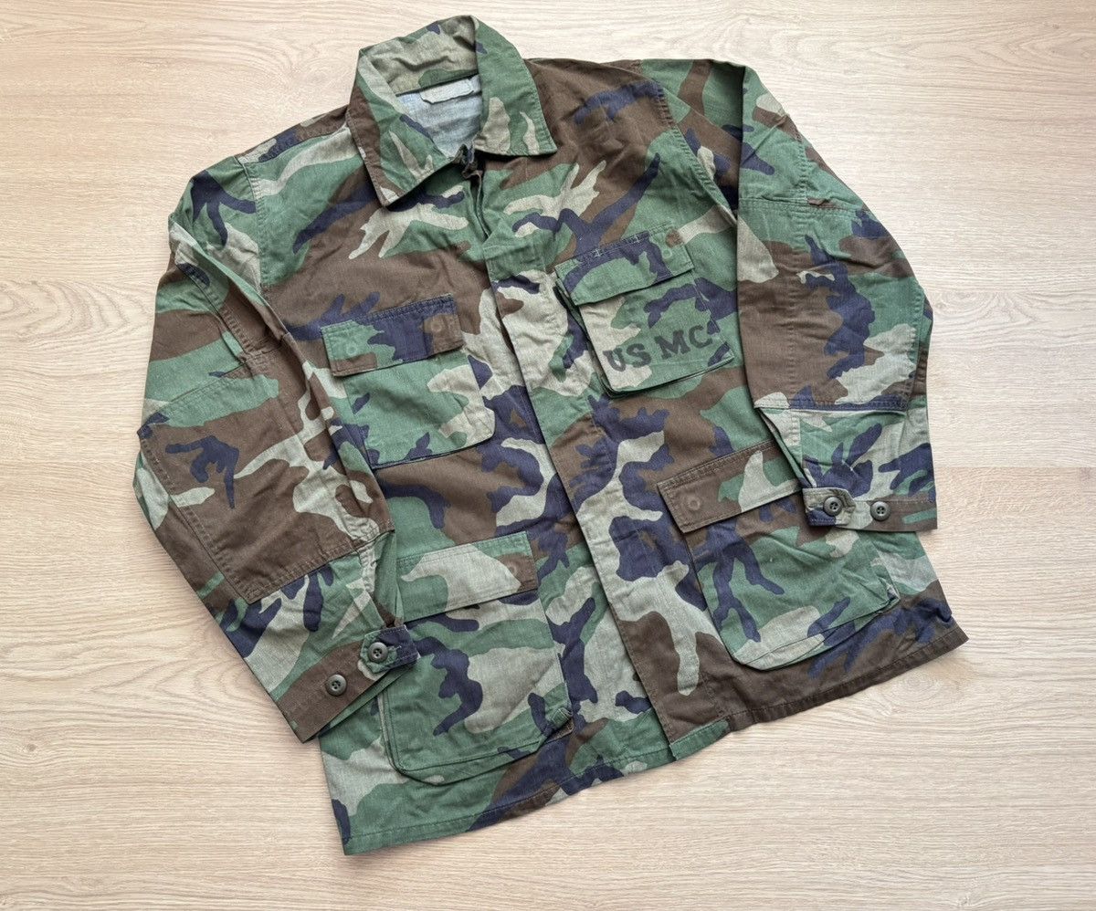 Vintage Vintage 90’s USMC United States Army Camo Contract Jacket Size US XL / EU 56 / 4 - 1 Thumbnail