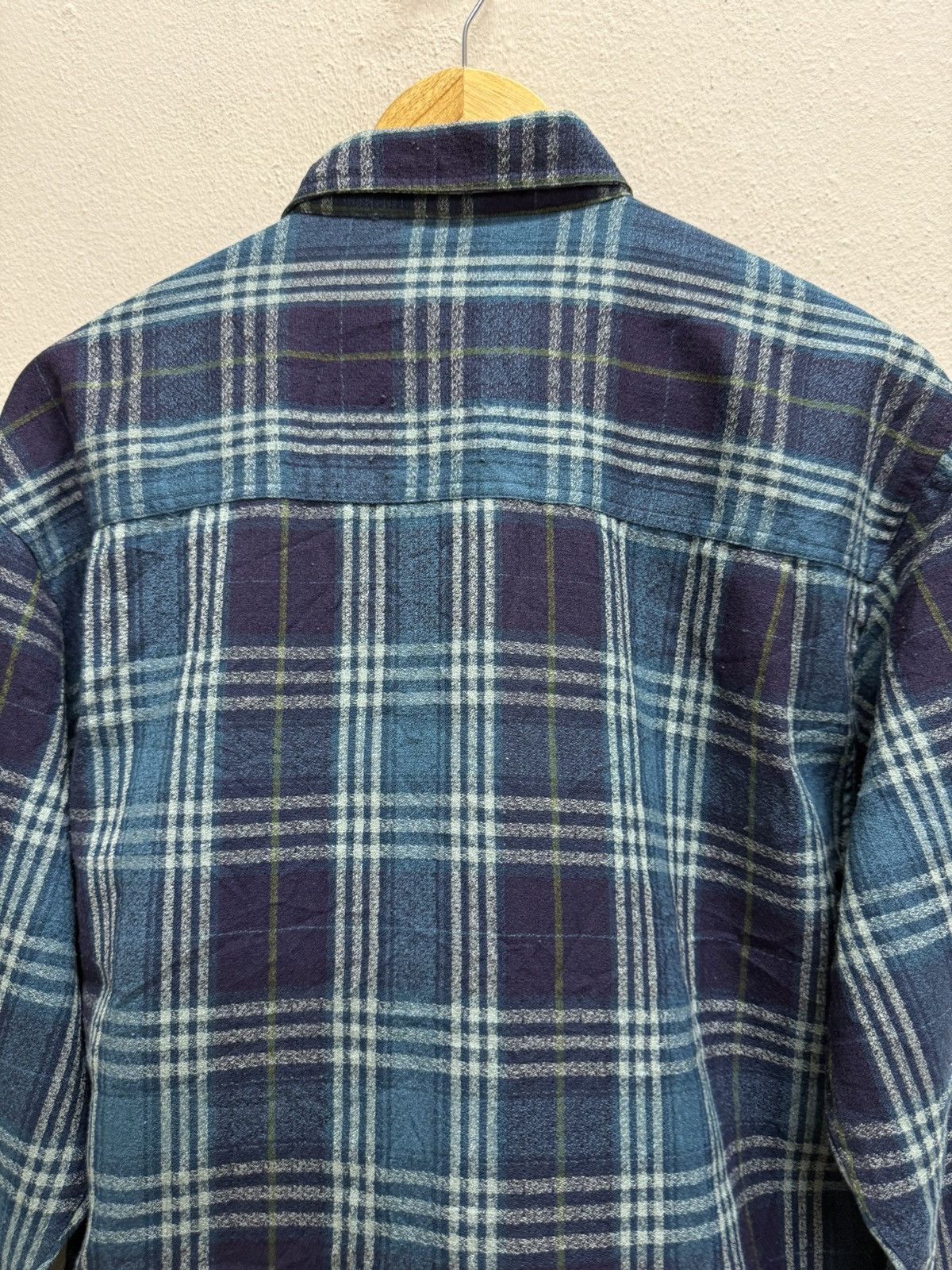 Esprit × Japanese Brand × Vintage Vintage Monade Esprit Chekered Flannel Button Up Shirt Size US L / EU 52-54 / 3 - 17 Thumbnail