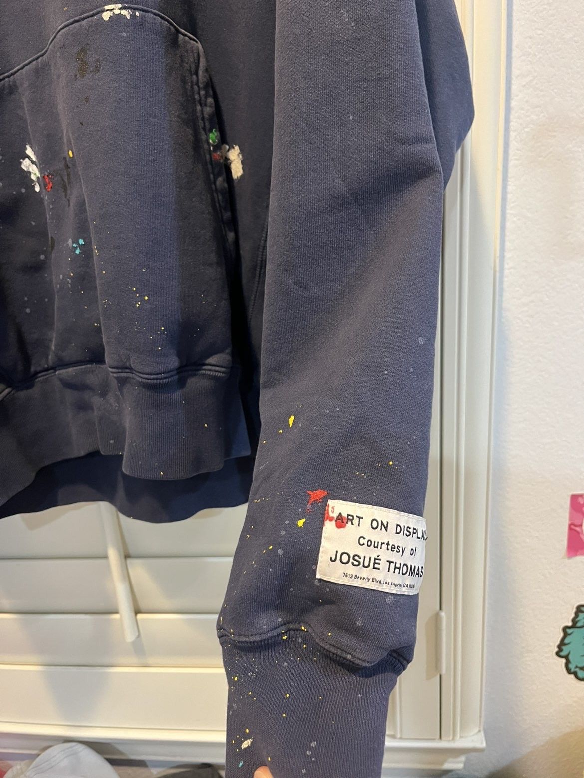 Gallery Dept. Gallery dept blue paint splatter hoodie Size US M / EU 48-50 / 2 - 2 Thumbnail