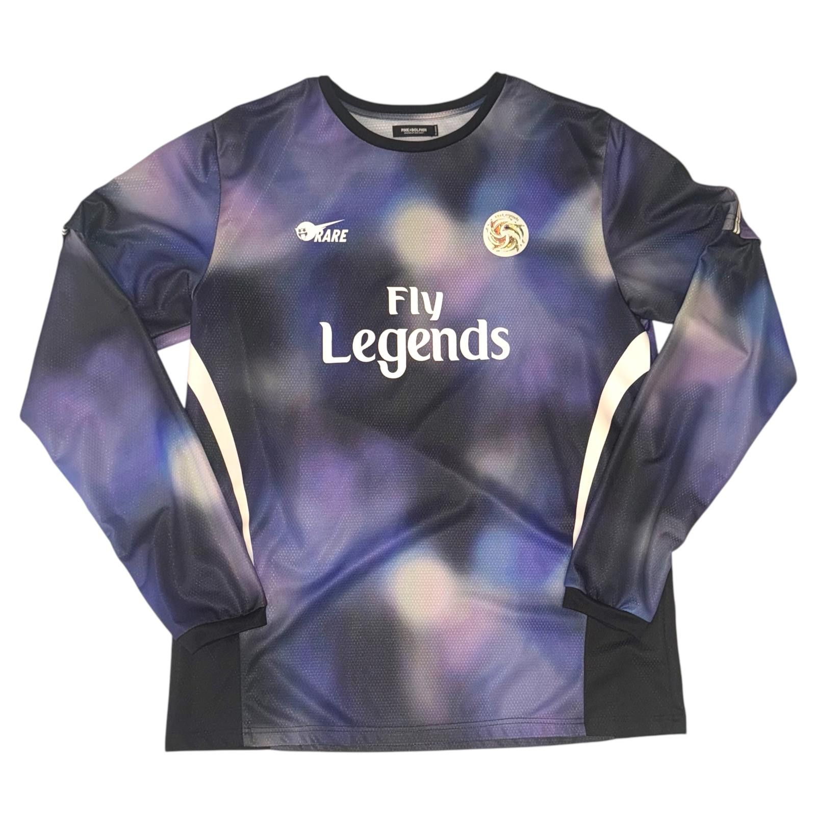 Pink Dolphin Pink Dolphin - Blue Rare Longsleeve Patched Jersey Size US XL / EU 56 / 4 - 1 Thumbnail