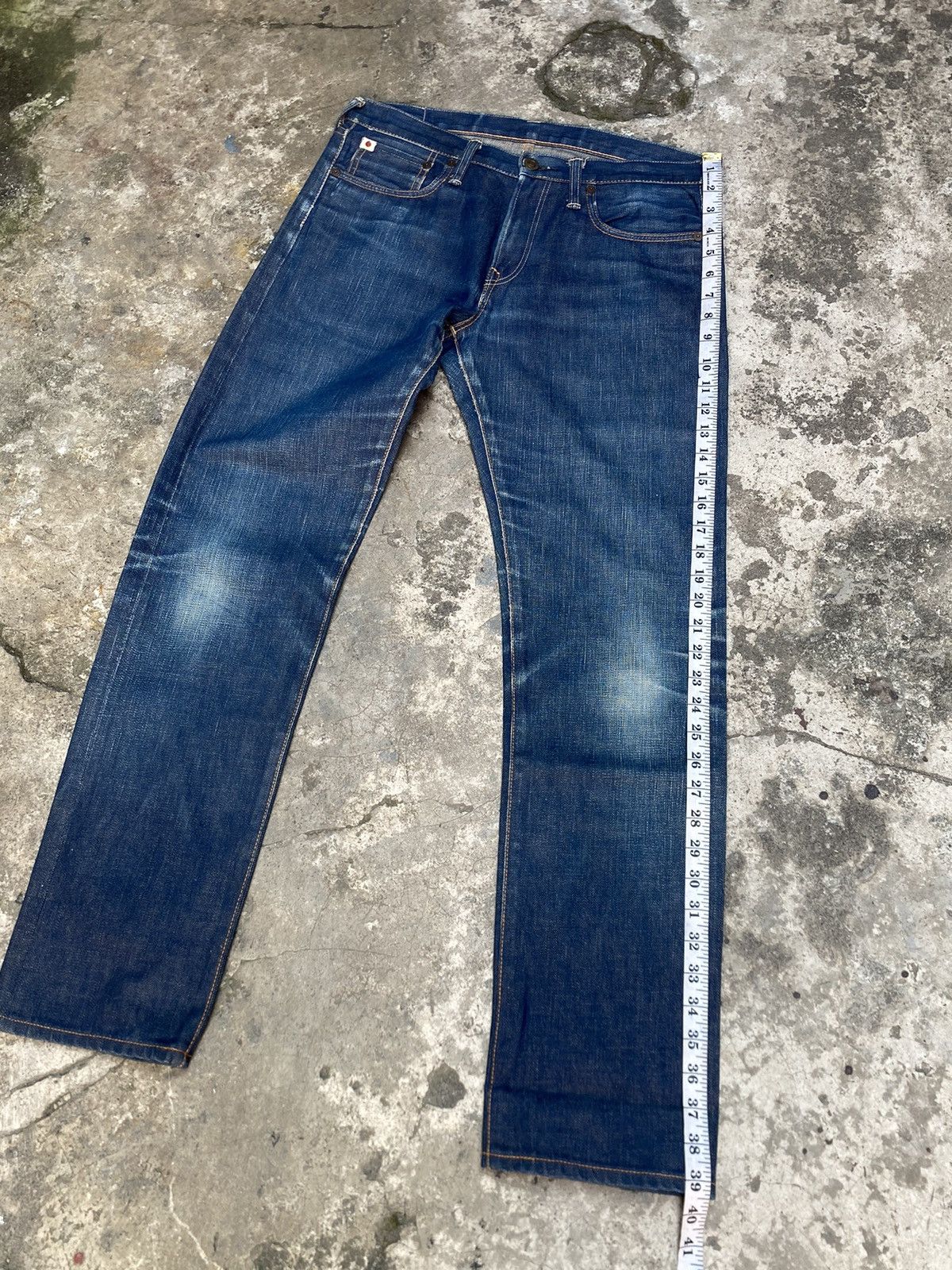 45rpm Distressed 45RPM Selvedge Denim Pants Size US 32 / EU 48 - 15 Thumbnail