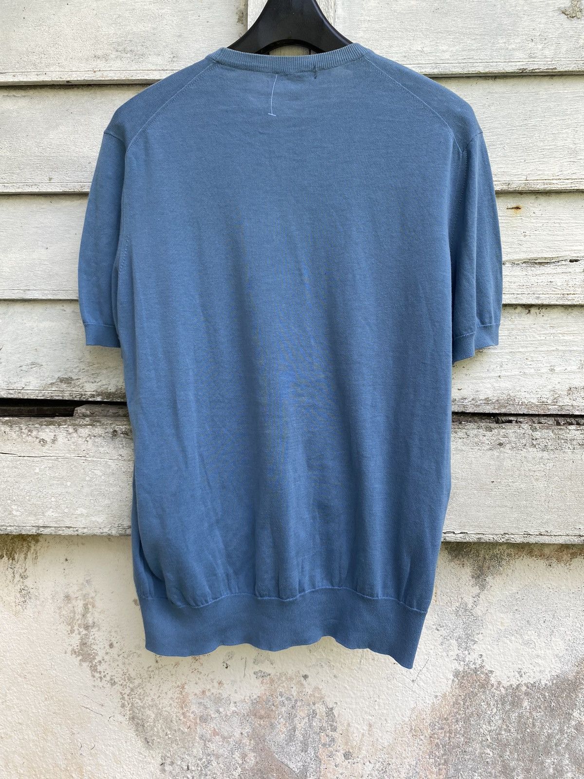 Prada × Vintage VintagePrada Classic Style Short Sleeve Sweater Size US M / EU 48-50 / 2 - 4 Thumbnail