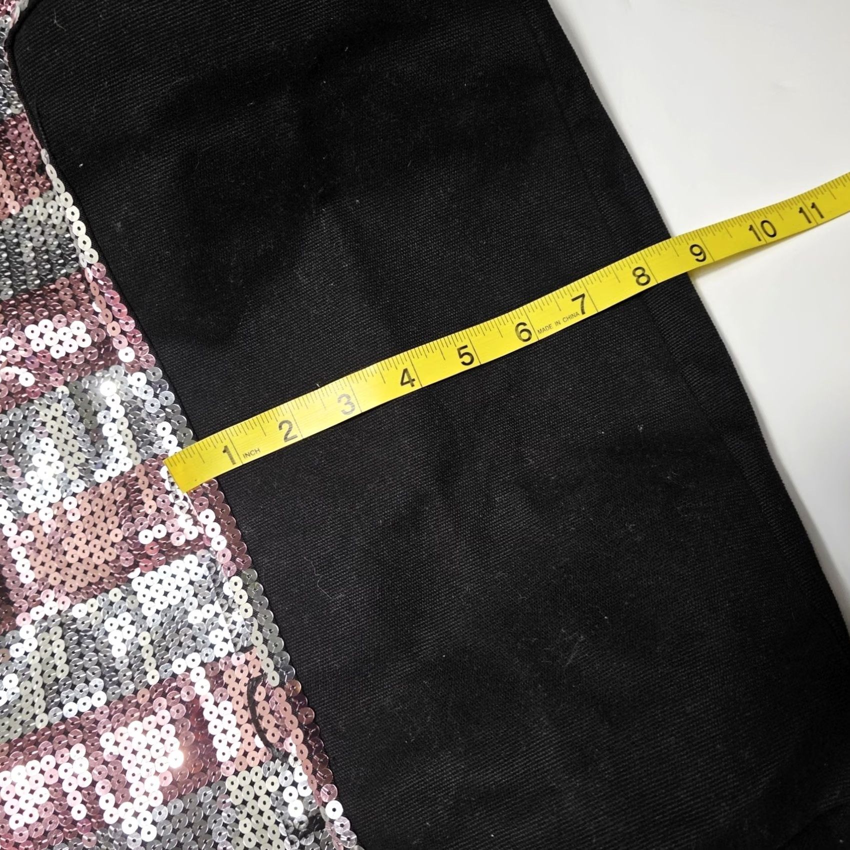 Victoria's Secret Victoria's Secret Tote Large Zip Shoulder Bag Sequin Striped Pink Weekender Bag Beach Classic Love Womens Size ONE SIZE - 6 Thumbnail