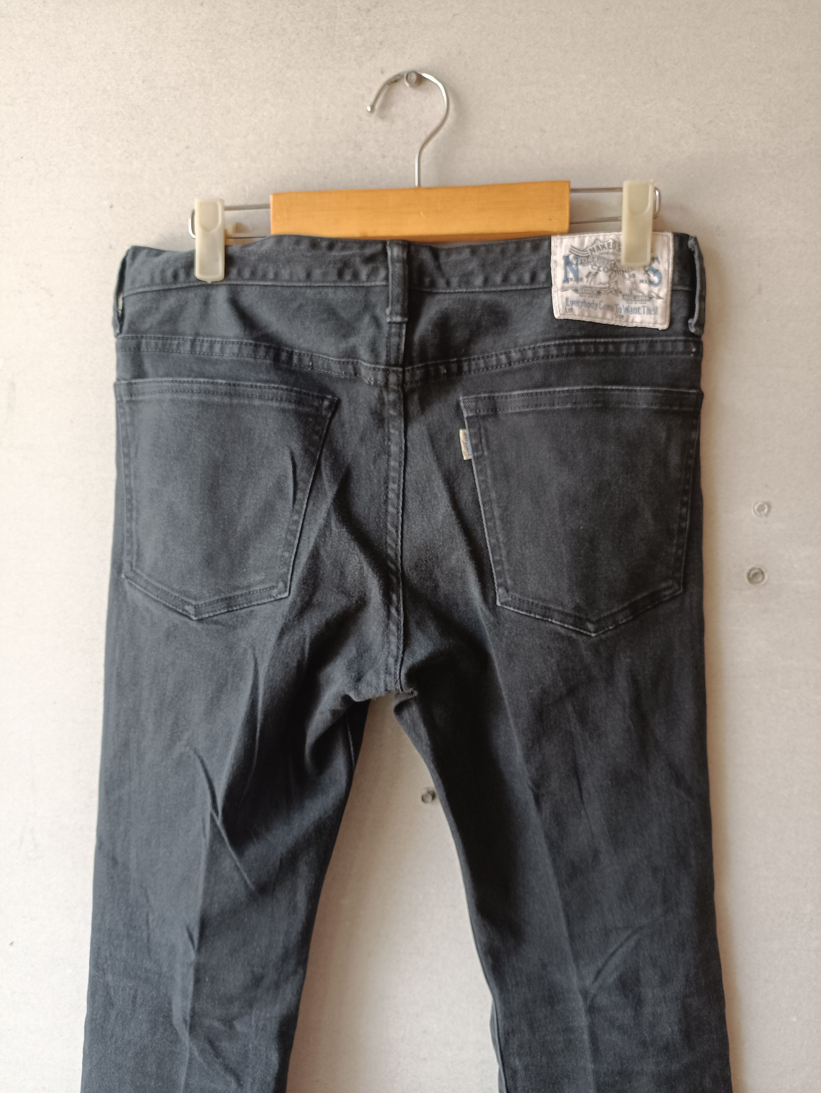 Japanese Brand Nakedsun Redline selvedge black denim pants Size US 30 / EU 46 - 6 Thumbnail