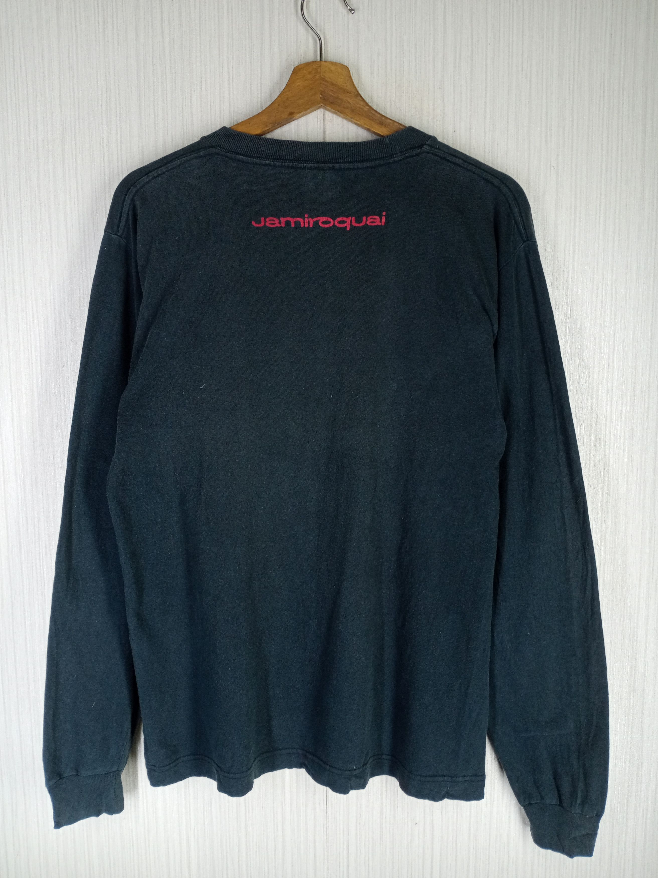 Band Tees Rare Vintage 90s Jamiroquai Band Levi's Long Sleeve Tshirt Size US S / EU 44-46 / 1 - 5 Thumbnail