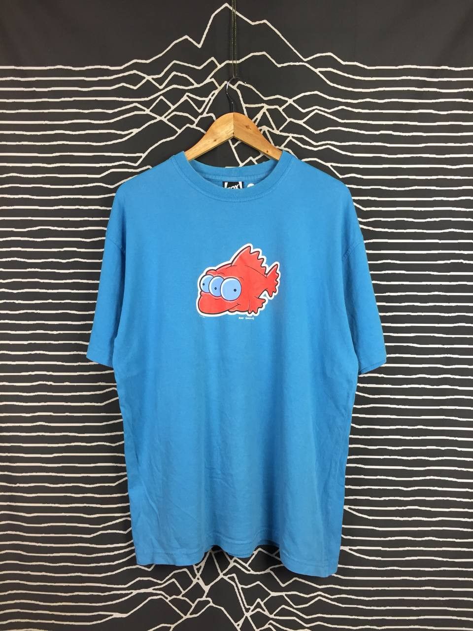 The Simpsons Vtg 90s Fox Studios The Simpsons Blinky Mutant Fish Tee Size US XL / EU 56 / 4 - 2 Thumbnail
