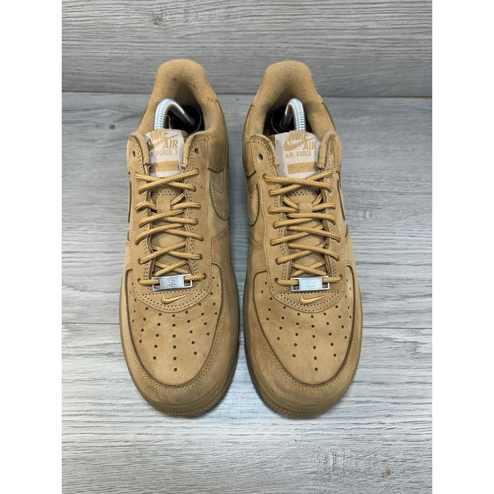 Nike Nike Air Force 1 Low SP x Supreme Wheat - Size 9 Size US 9 / EU 42 - 4 Thumbnail