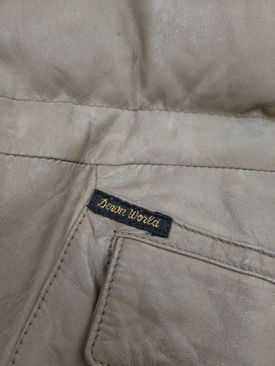 Vintage Vintage Leather Down Jacket, Made in New Zealand Size US M / EU 48-50 / 2 - 7 Thumbnail