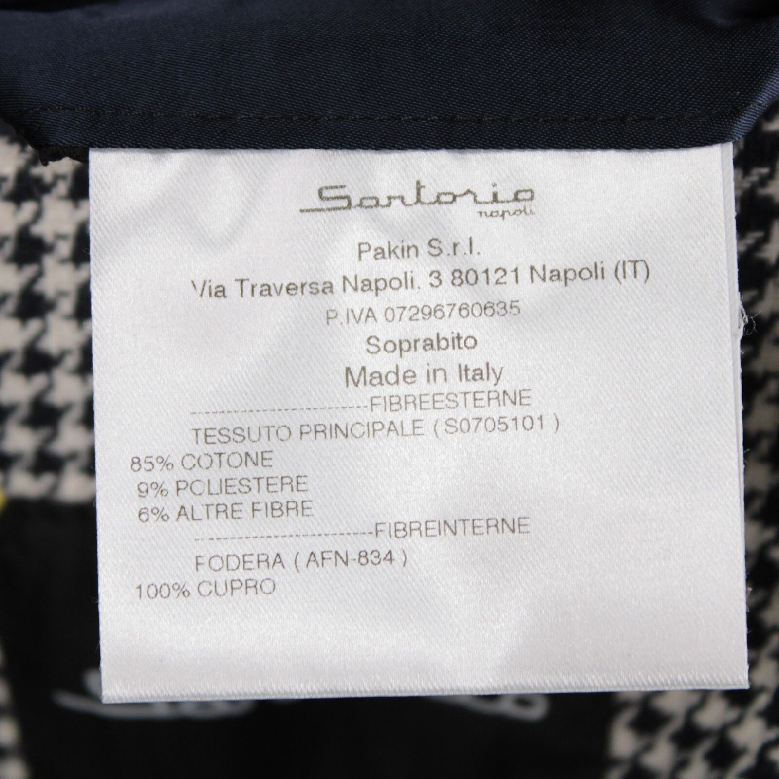SARTORIO Sartorio Coat Size M US In Blue Cotton Blend Size US M / EU 48-50 / 2 - 8 Thumbnail