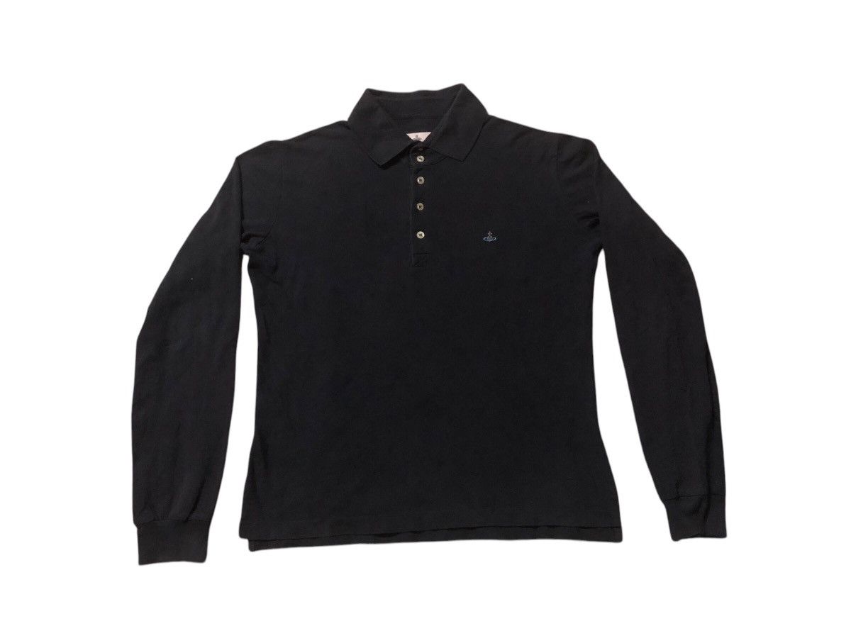 Vivienne Westwood VIVIENNE WESTWOOD Longsleeve Casual Polo Shirt Buttoned Down Size US L / EU 52-54 / 3 - 1 Thumbnail