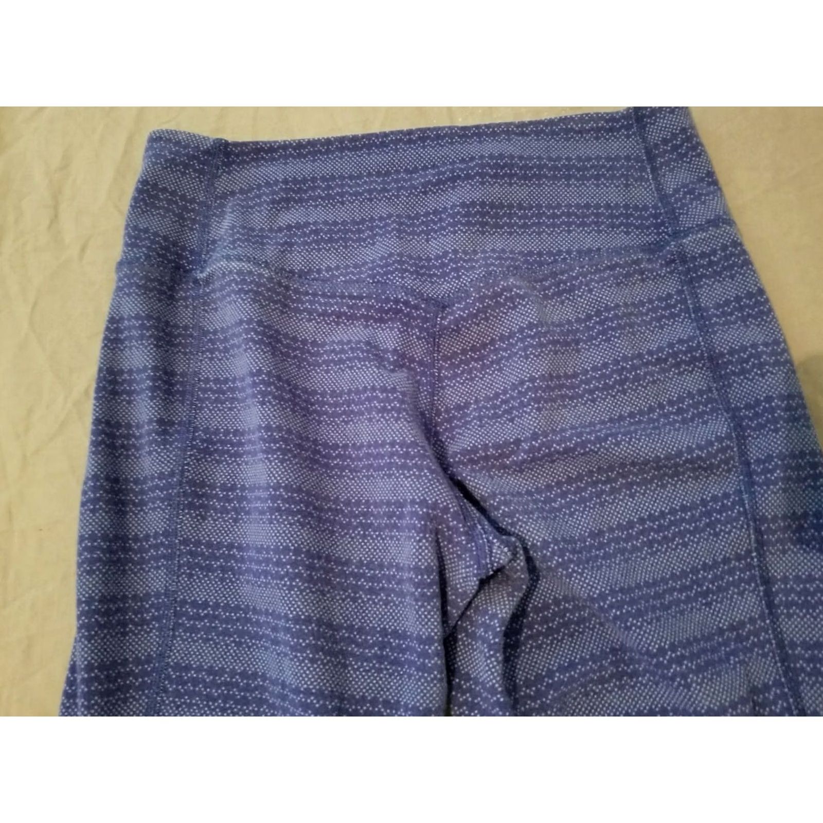 Nike Nike Womens Pants S Small Purple Athletic Gym Workout Capri Size 28" / US 6 / IT 42 - 3 Thumbnail