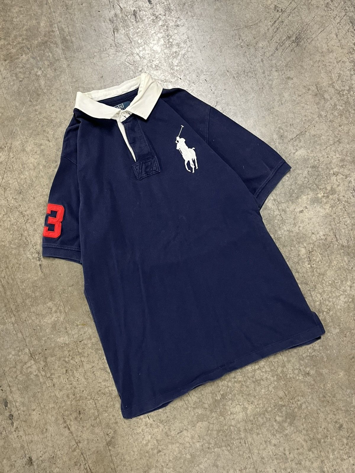 Polo Ralph Lauren × Vintage Polo Ralph Lauren vintage big pony polo numbered streetwear Size US XXL / EU 58 / 5 - 1 Thumbnail