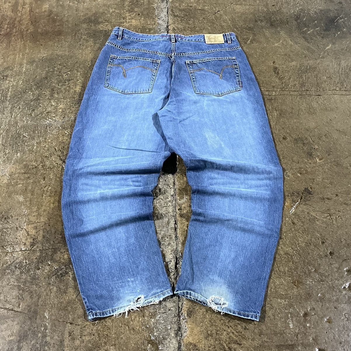 JNCO × Southpole × Vintage Crazy Vintage Y2K Baggy Jeans JNCO Faded Skater Wide Leg Size US 40 / EU 56 - 2 Thumbnail