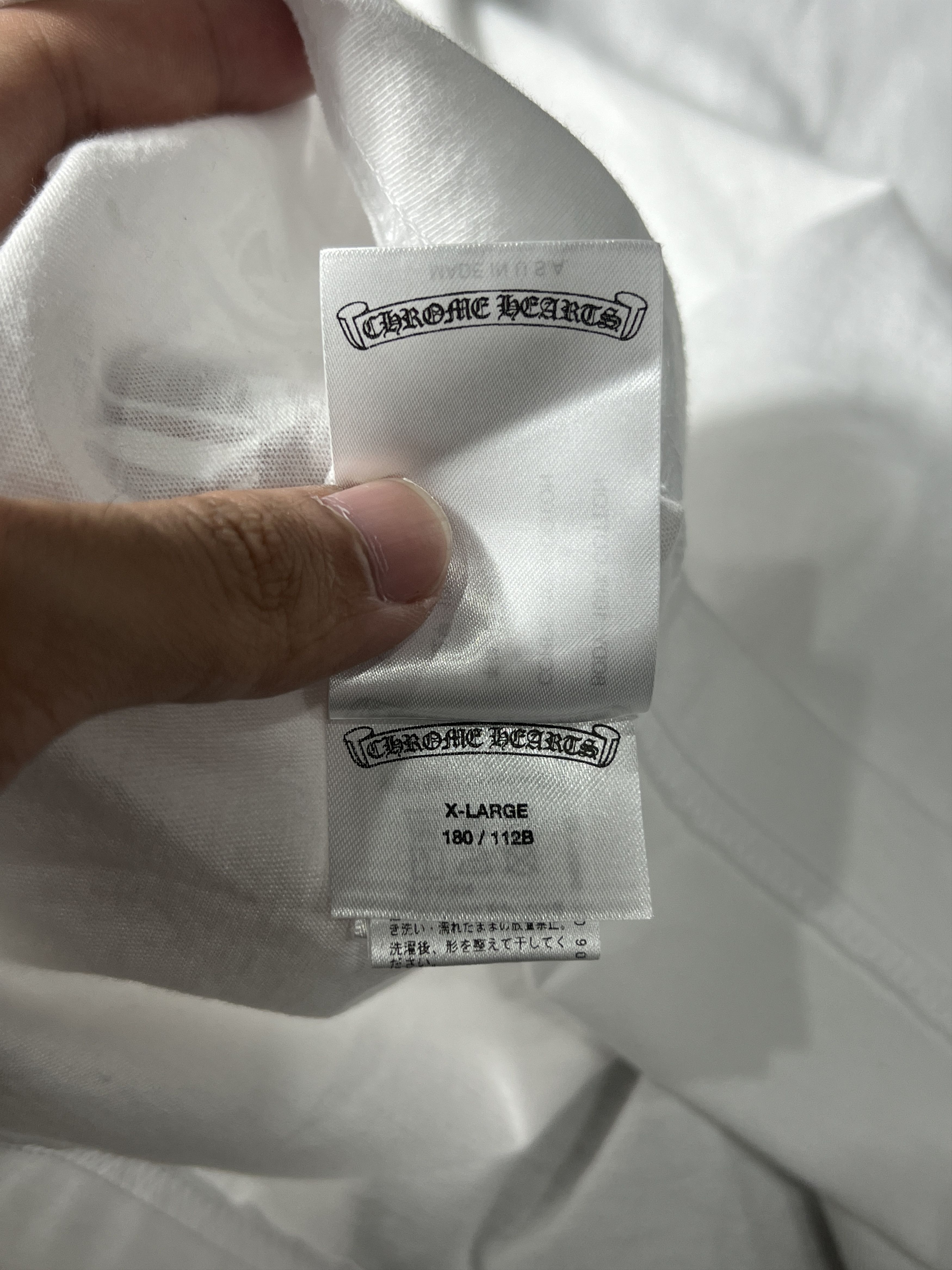 Chrome Hearts Chrome Hearts Osaka Pocket Tee White XL USA Size US XL / EU 56 / 4 - 6 Thumbnail