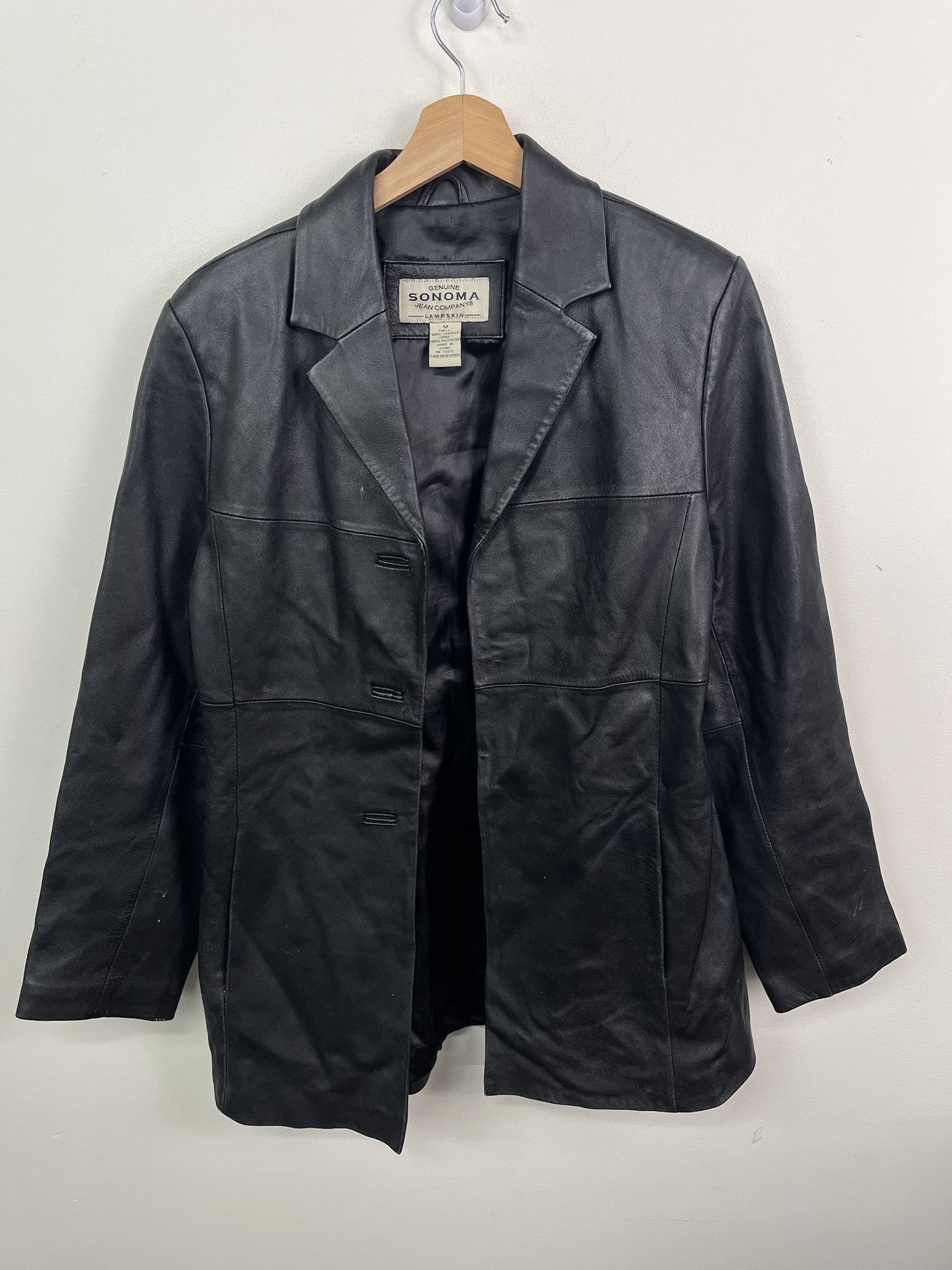 Vintage Vintage Y2K Black Leather Missing Buttons Leather Jacket Size XS Size US XS / EU 42 / 0 - 1 Thumbnail