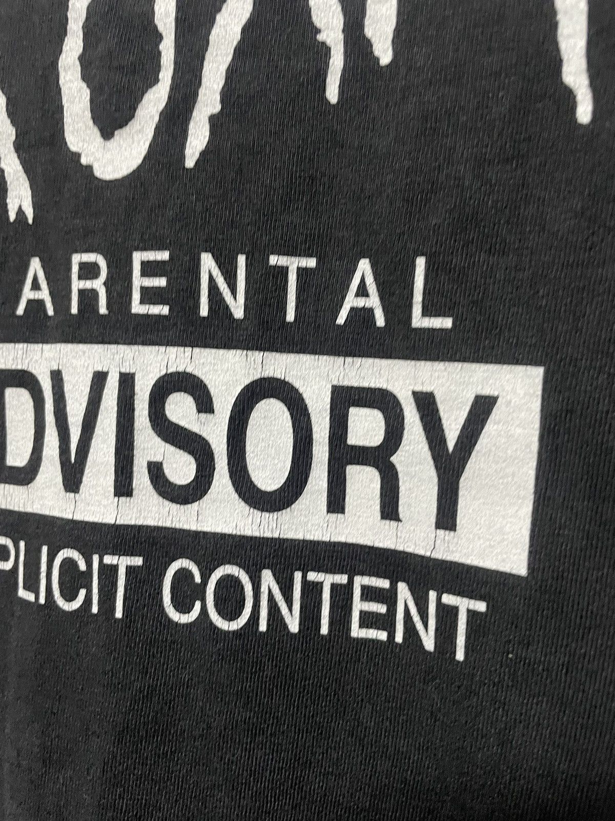 Band Tees Vintage 00s Korn Parental Advisory Rare Band Tee Nu Metal Size US M / EU 48-50 / 2 - 13 Thumbnail