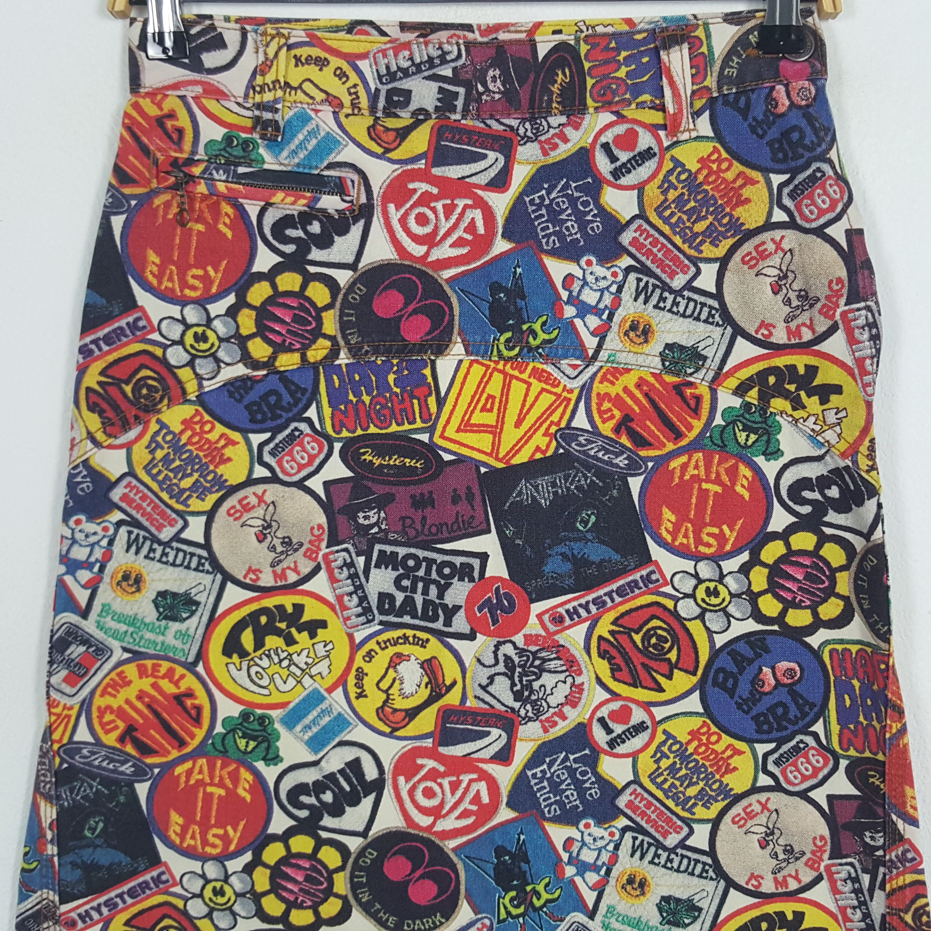 Hysteric Glamour × Vintage Vintage Hysteric Glamour Japanese Brand Fullprint Skirts Size 26" / US 2 / IT 38 - 2 Thumbnail